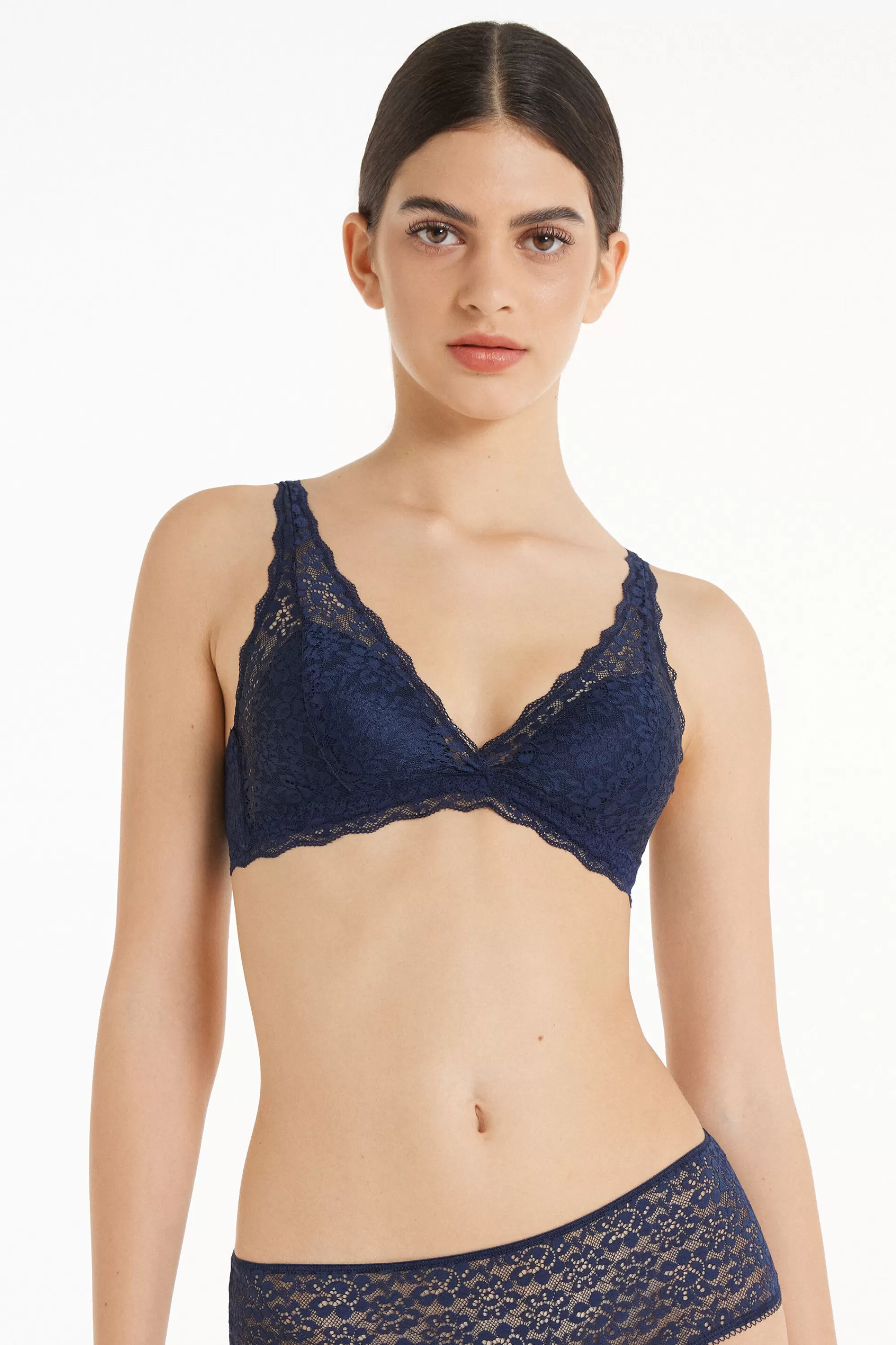 Outlet Reggiseno Triangolo In Pizzo Riciclato Havana - Bralette E Brassiere - Donna | Invisibile | Completi intimi