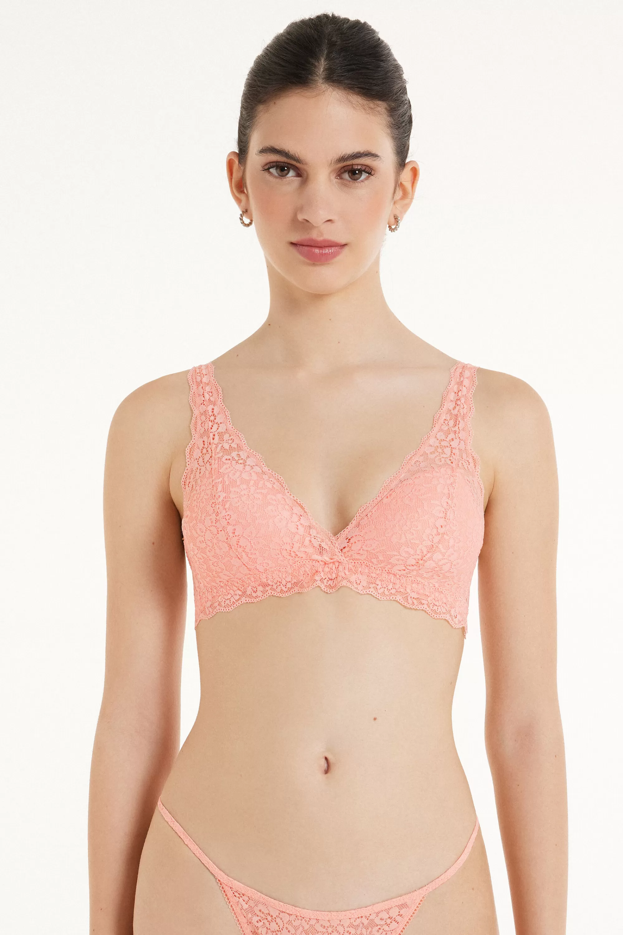 Cheap Reggiseno Triangolo In Pizzo Riciclato Havana - Bralette E Brassiere - Donna | Reggiseni
