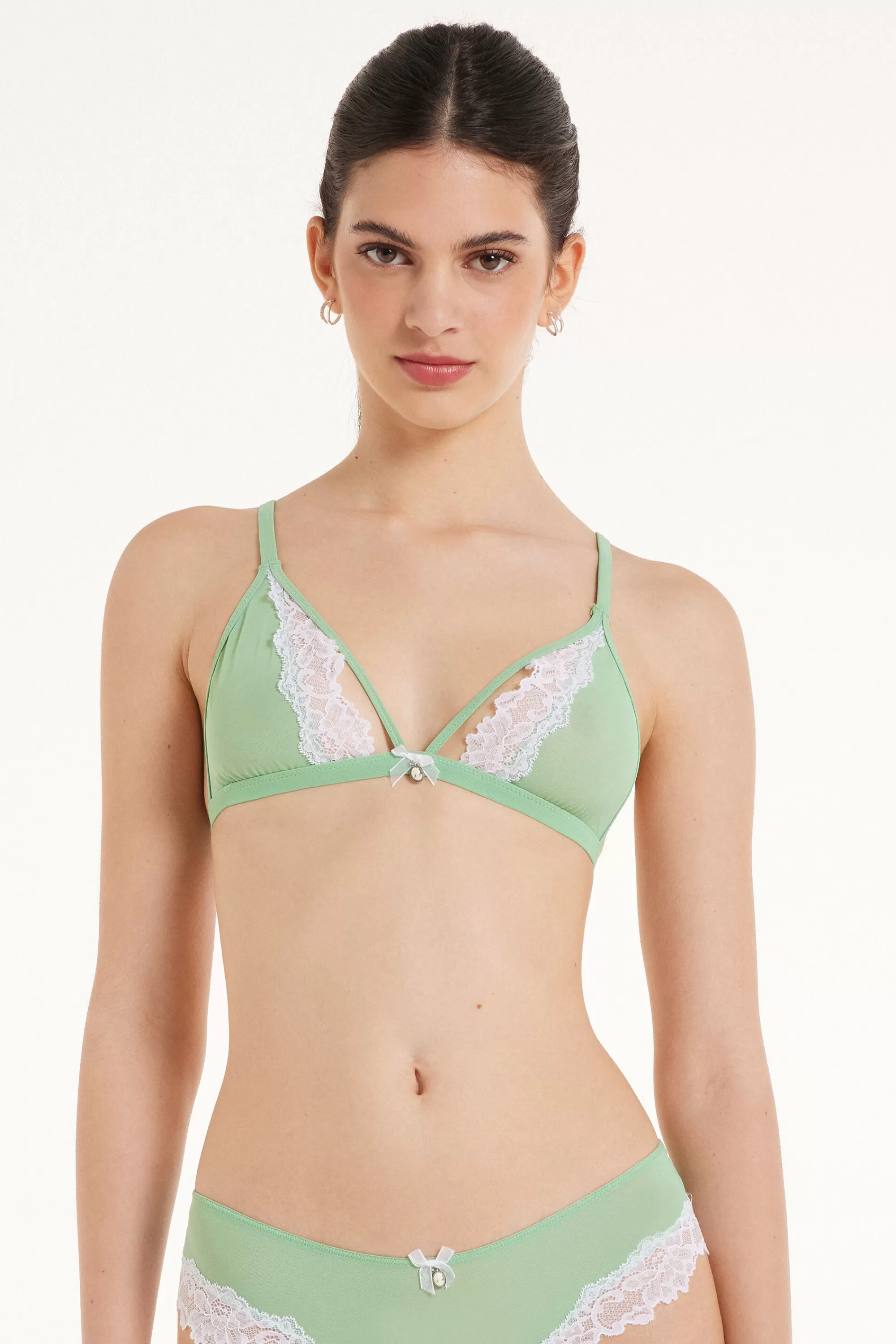 Store Reggiseno Triangolo Lisbon Soft Mint Cammeo - Triangolo - Donna | Reggiseni