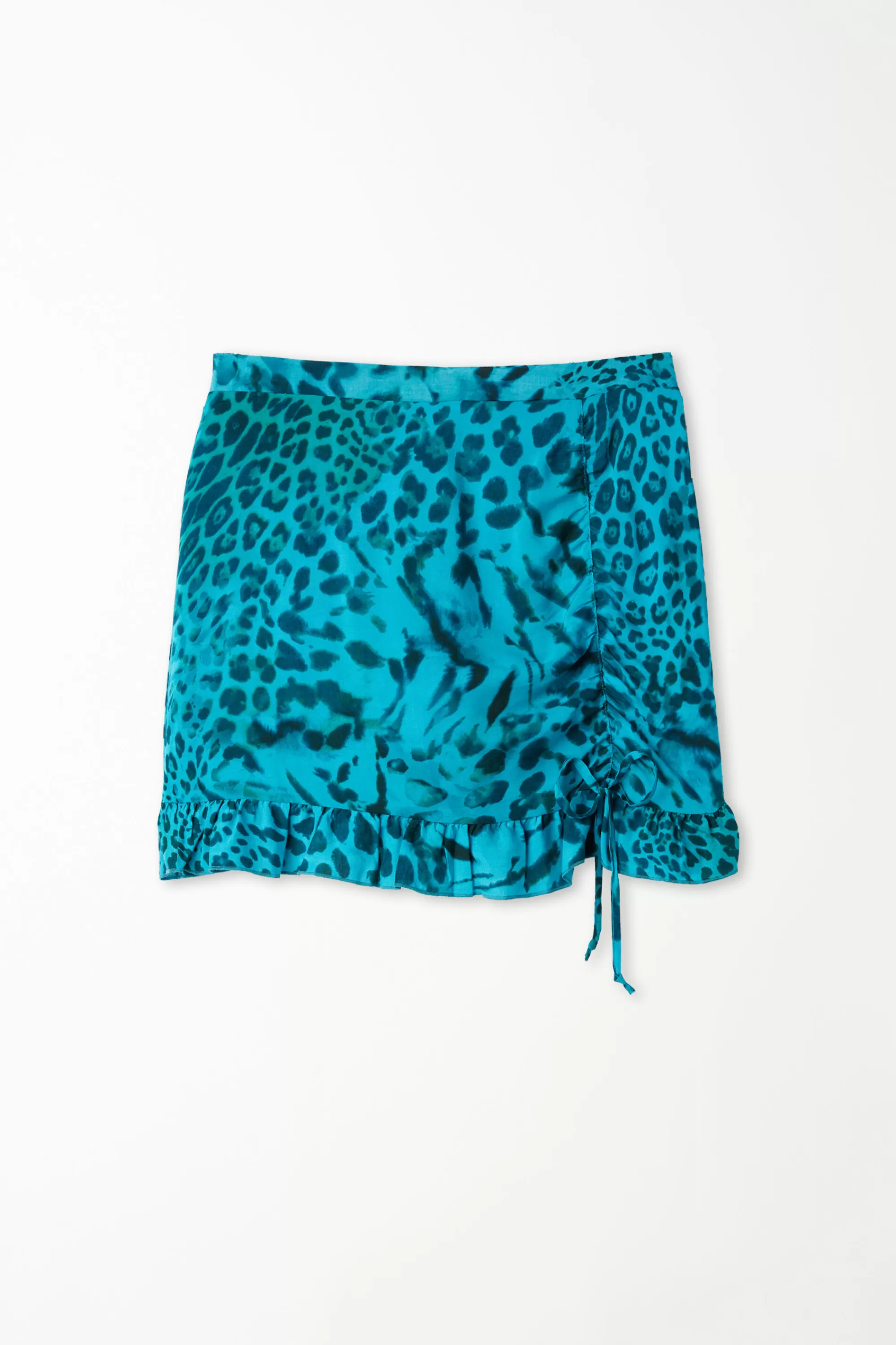 Online Short Con Arriccio Laterale Tela Viscosa - Shorts - Donna | Shorts
