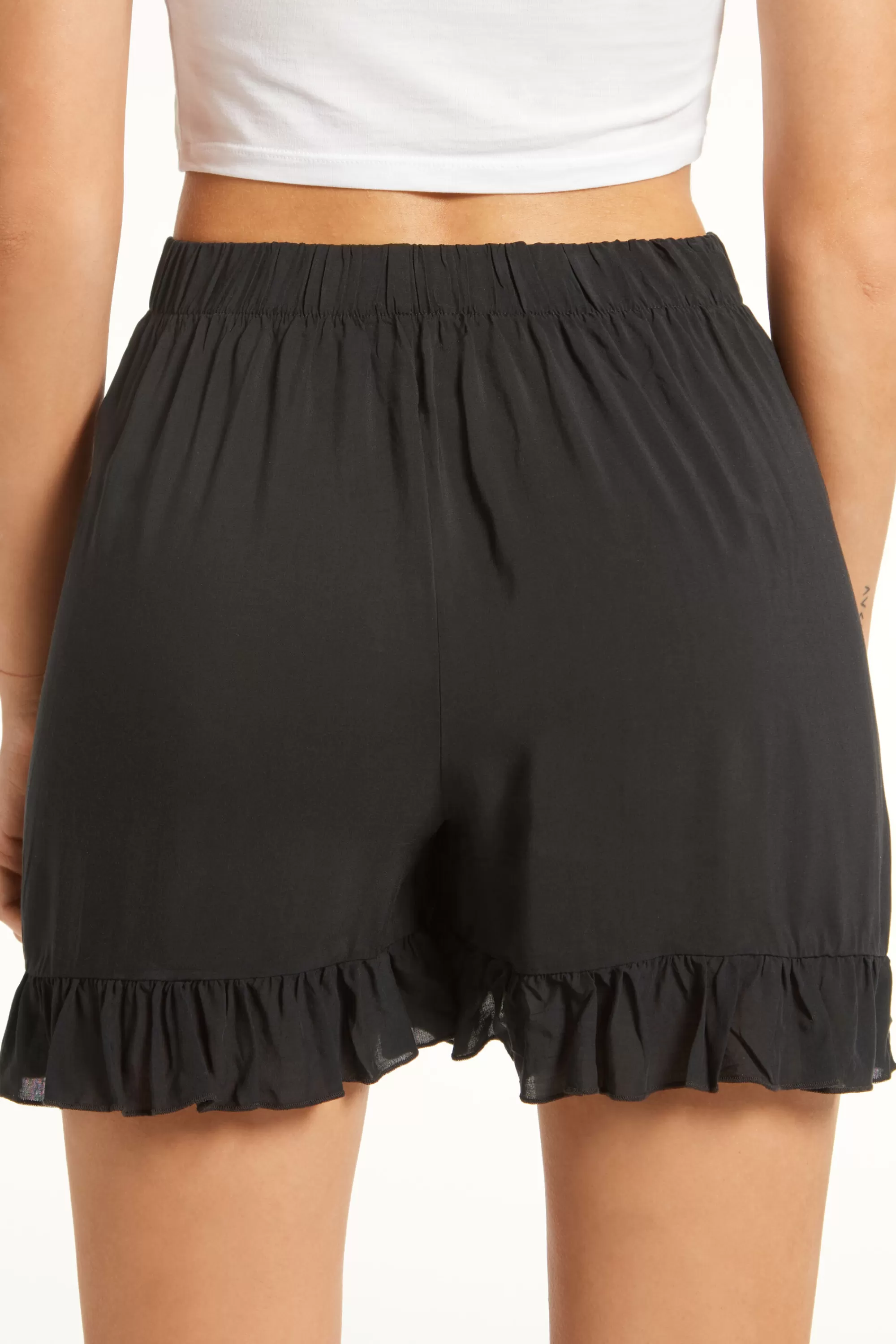 Cheap Short Con Arriccio Laterale Tela Viscosa - Shorts - Donna | Shorts