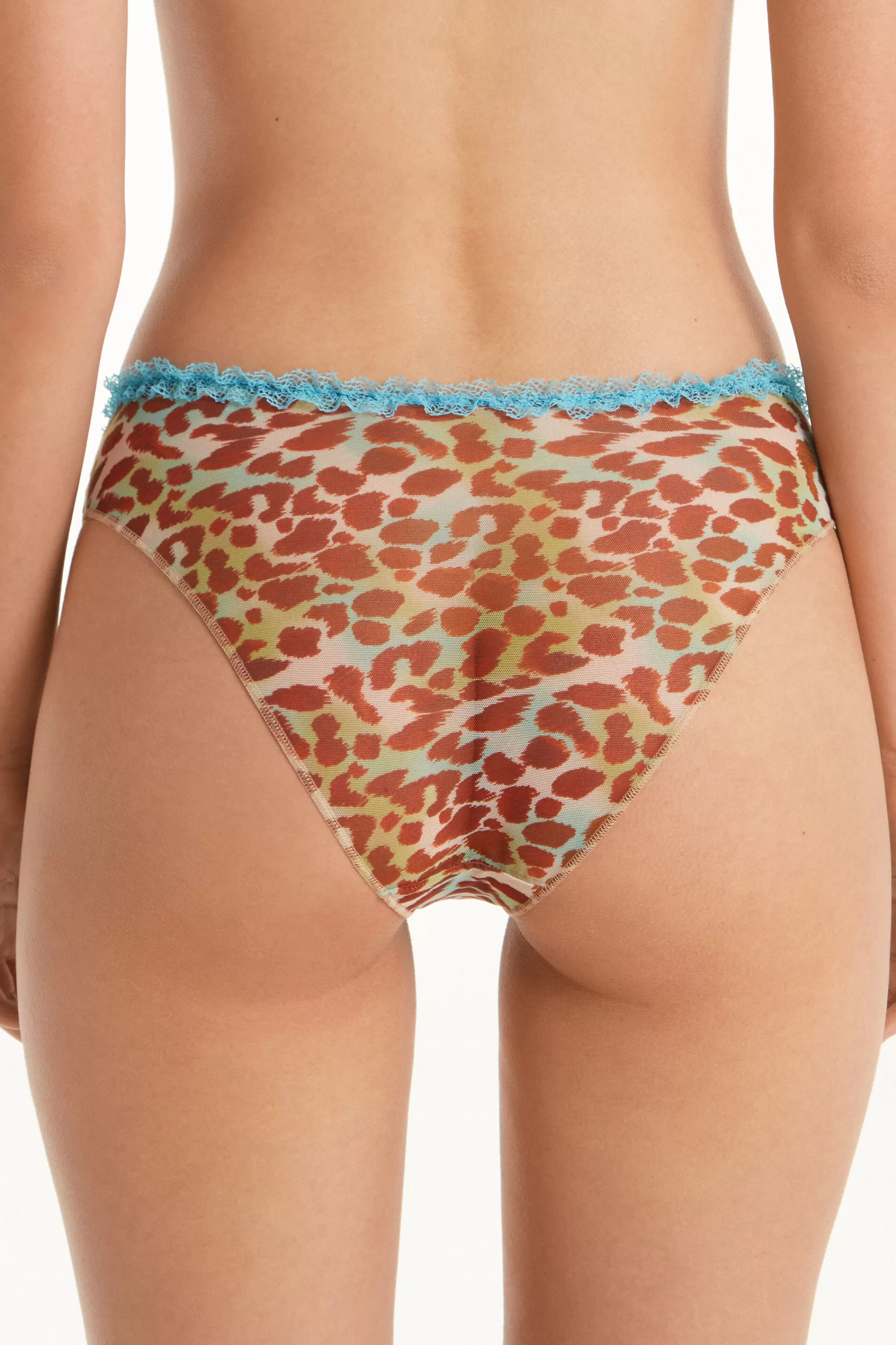Hot Slip Alto Hypnotic Animalier - Slip Classico - Donna | Slip