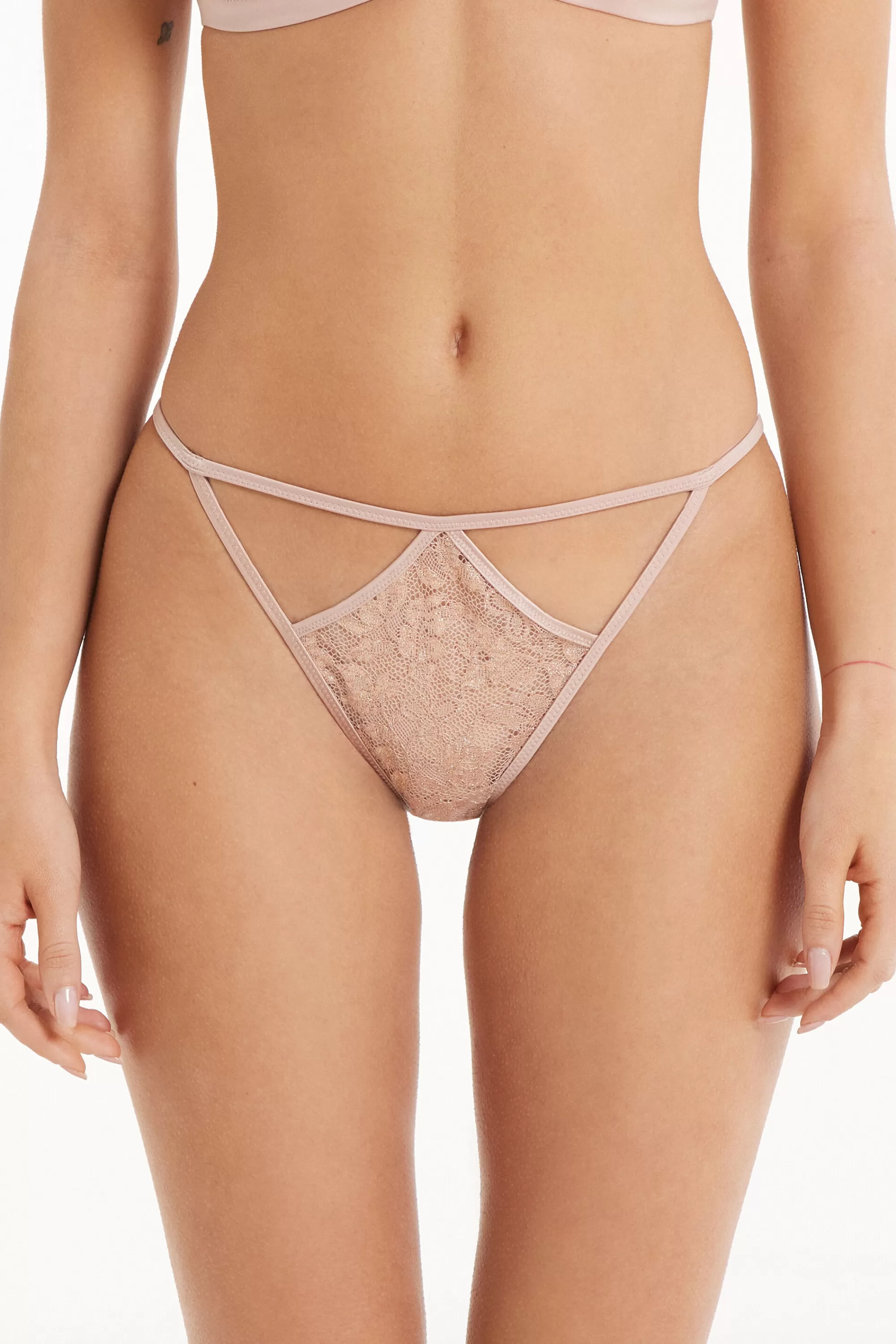 Flash Sale Slip Con Fianchetto Tanga Golden Princess Lace - Slip Classico - Donna | Slip
