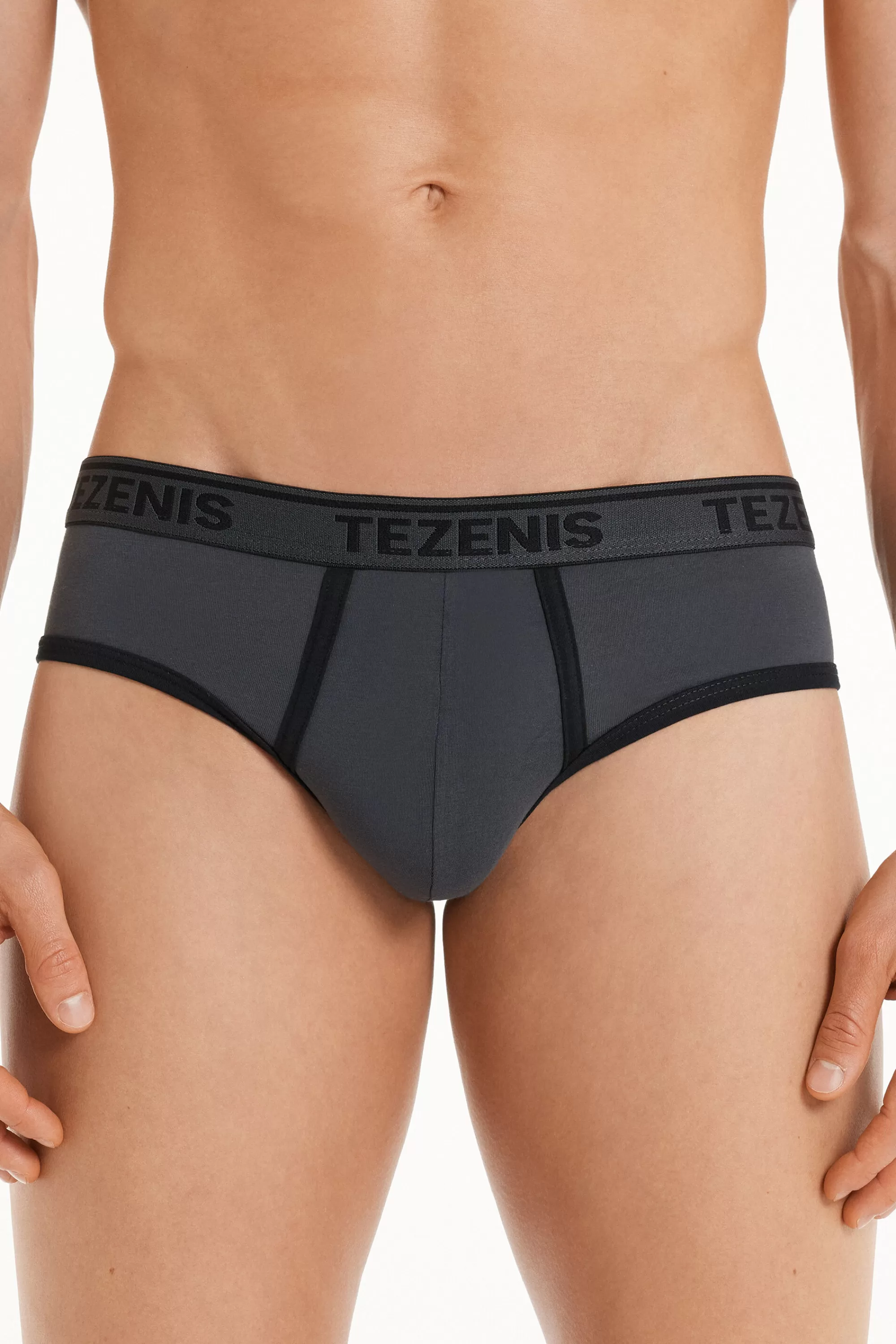 Best Slip In Cotone Bordi A Contrasto Con Logo - Slip - Uomo | Slip