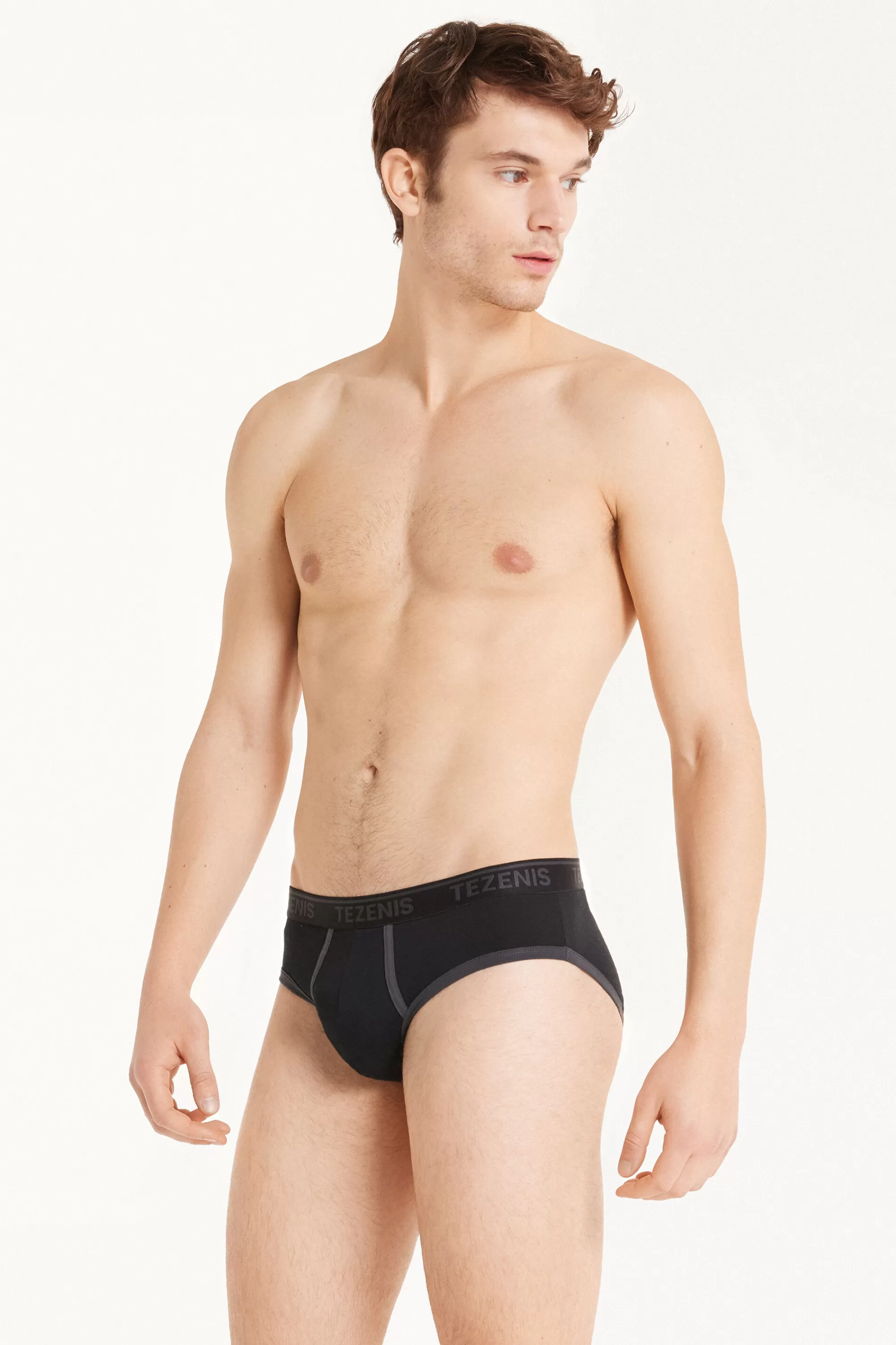 Outlet Slip In Cotone Bordi A Contrasto Con Logo - Slip - Uomo | Slip