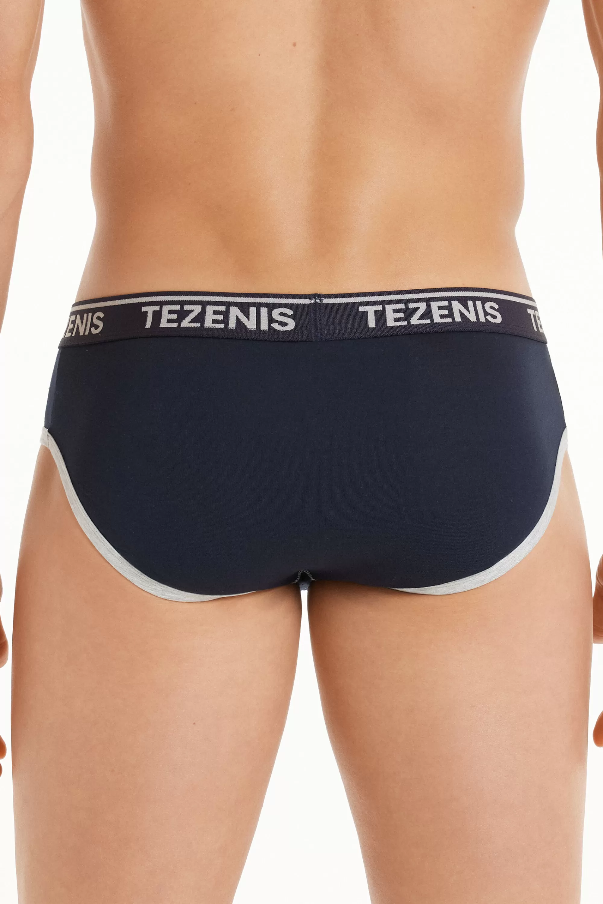 Online Slip In Cotone Bordi A Contrasto Con Logo - Slip - Uomo | Slip