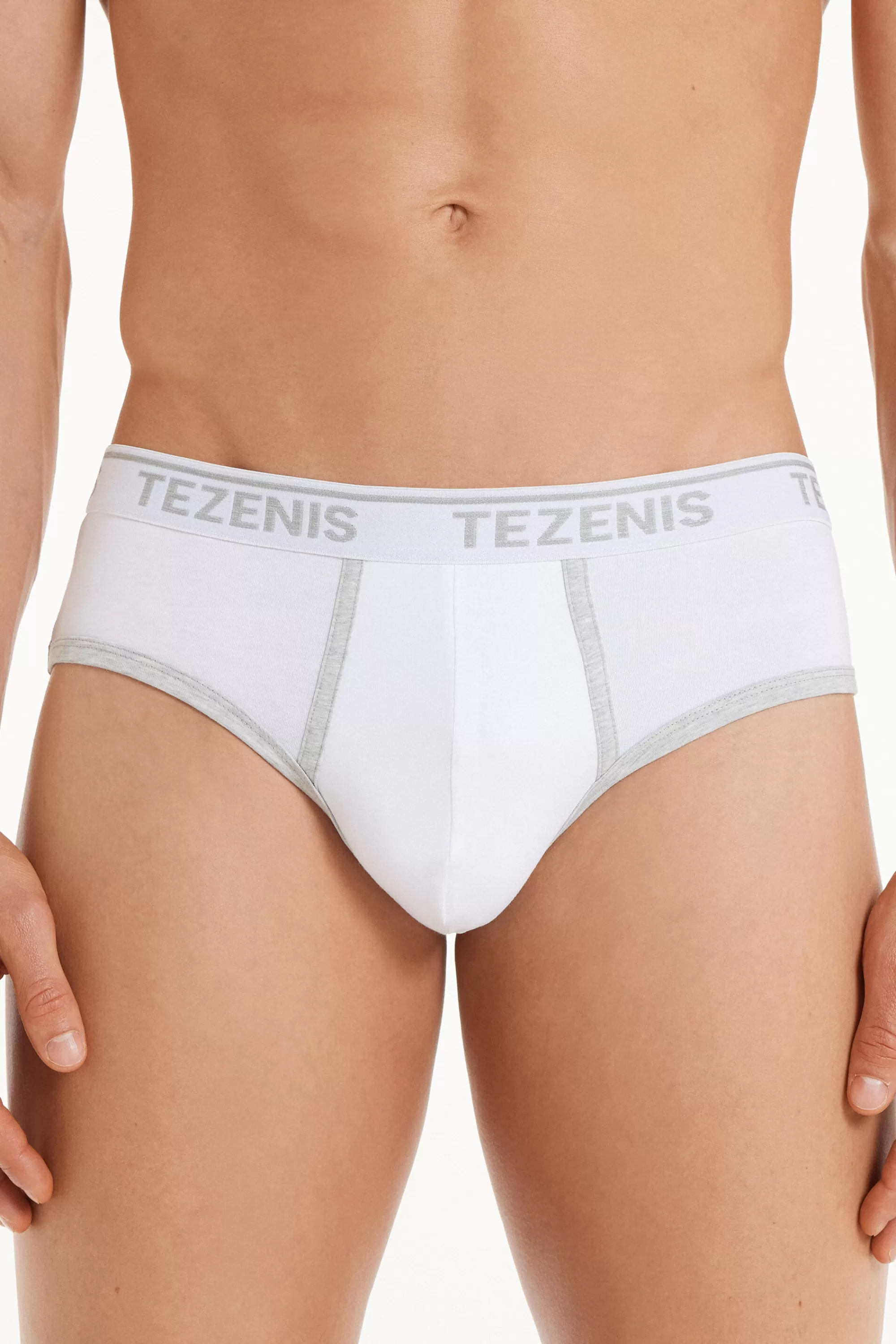 Best Sale Slip In Cotone Bordi A Contrasto Con Logo - Slip - Uomo | Slip