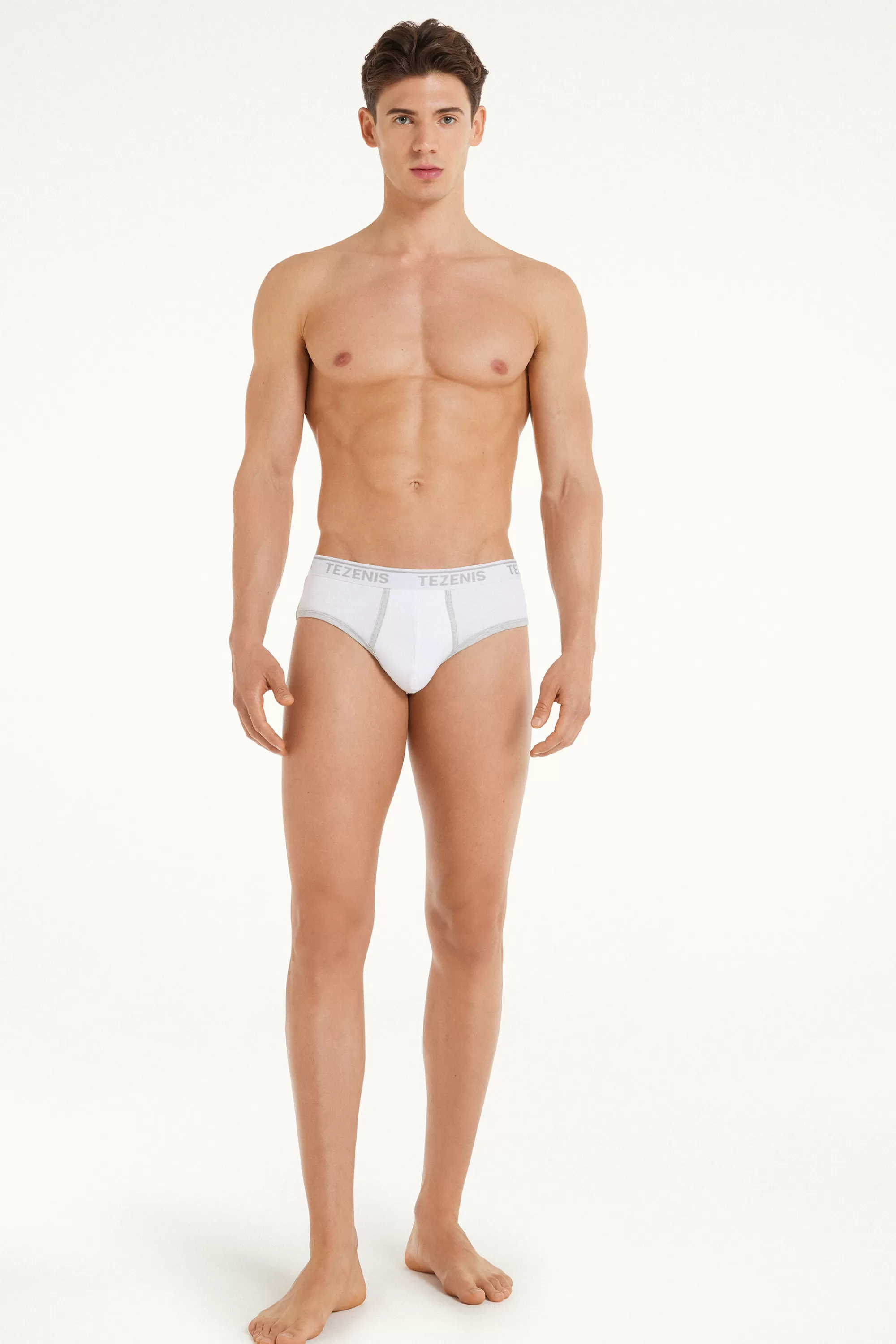 Best Sale Slip In Cotone Bordi A Contrasto Con Logo - Slip - Uomo | Slip