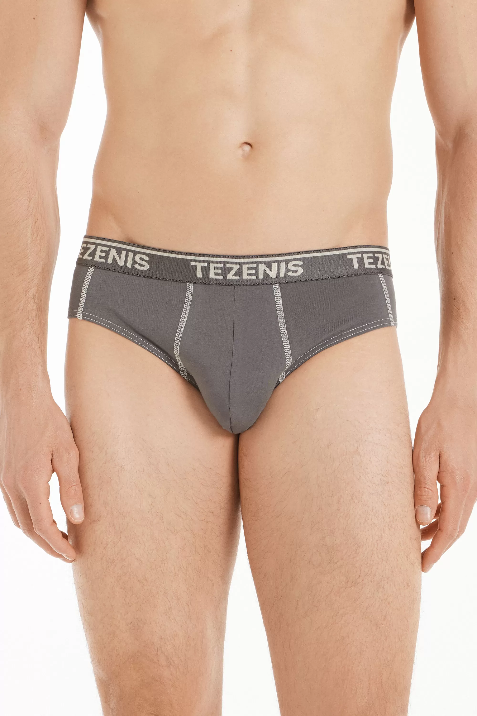 Best Sale Slip In Cotone Cuciture A Contrasto Con Logo - Slip - Uomo | Slip