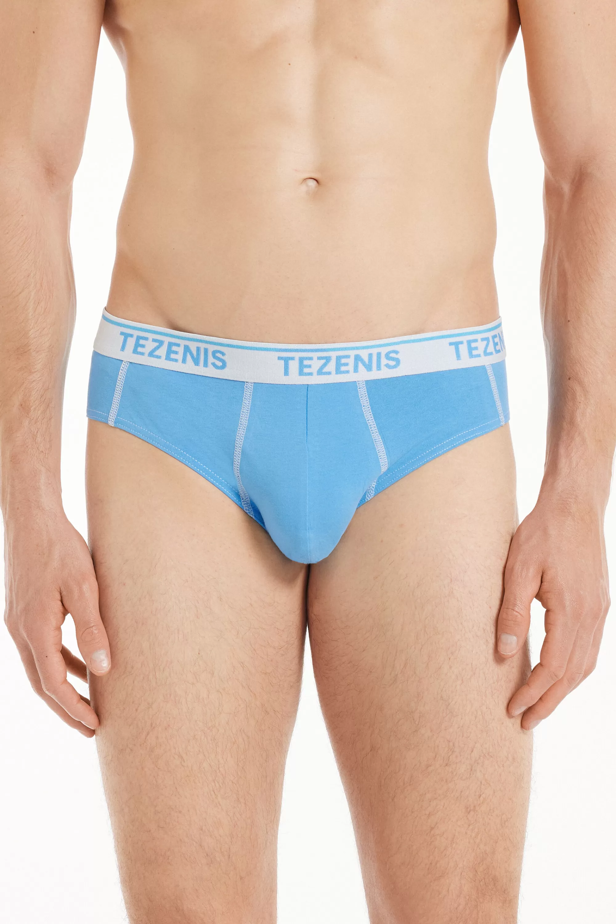New Slip In Cotone Cuciture A Contrasto Con Logo - Slip - Uomo | Slip