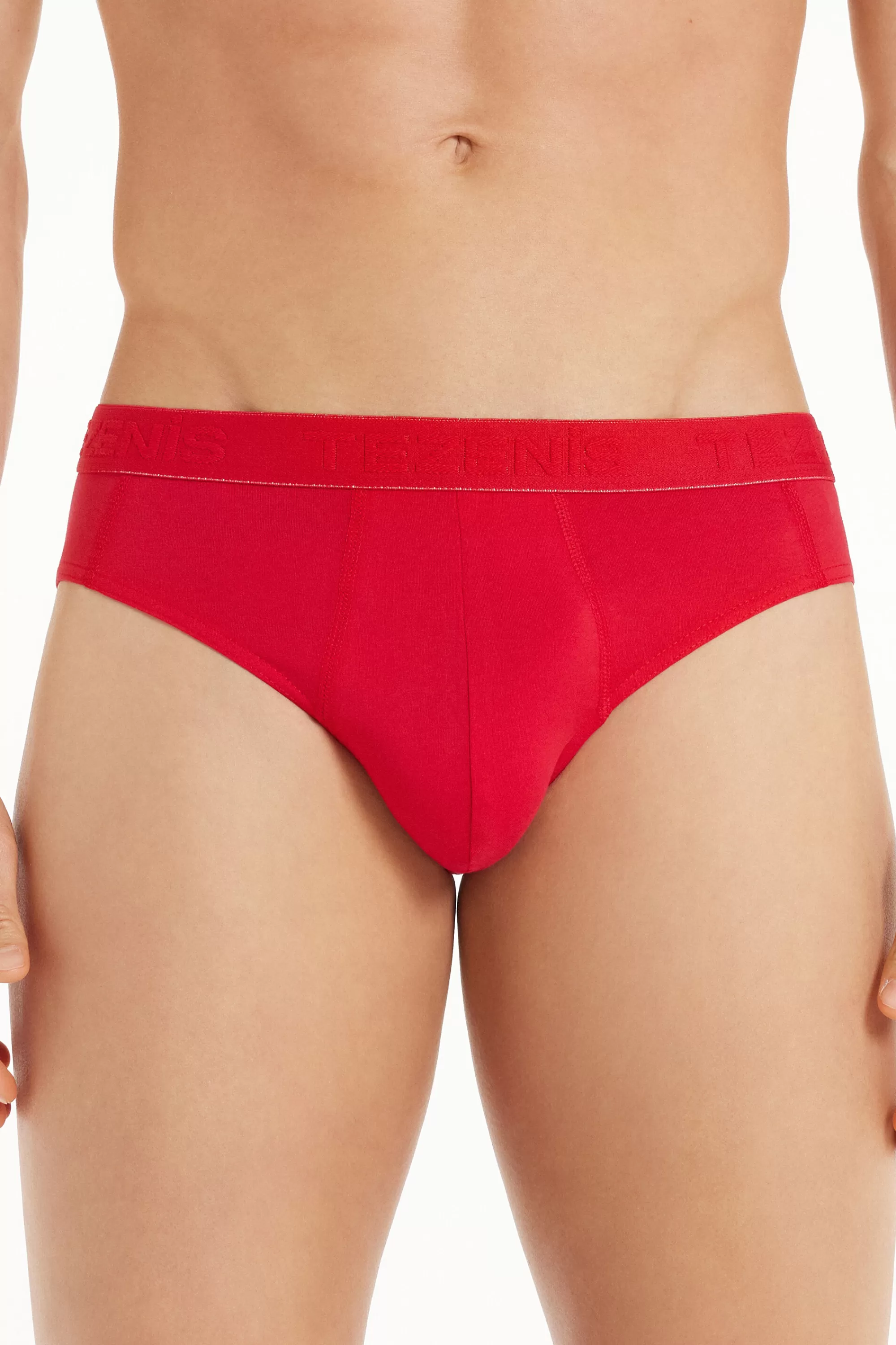 Discount Slip In Cotone Cuciture A Contrasto Con Logo - Slip - Uomo | Slip