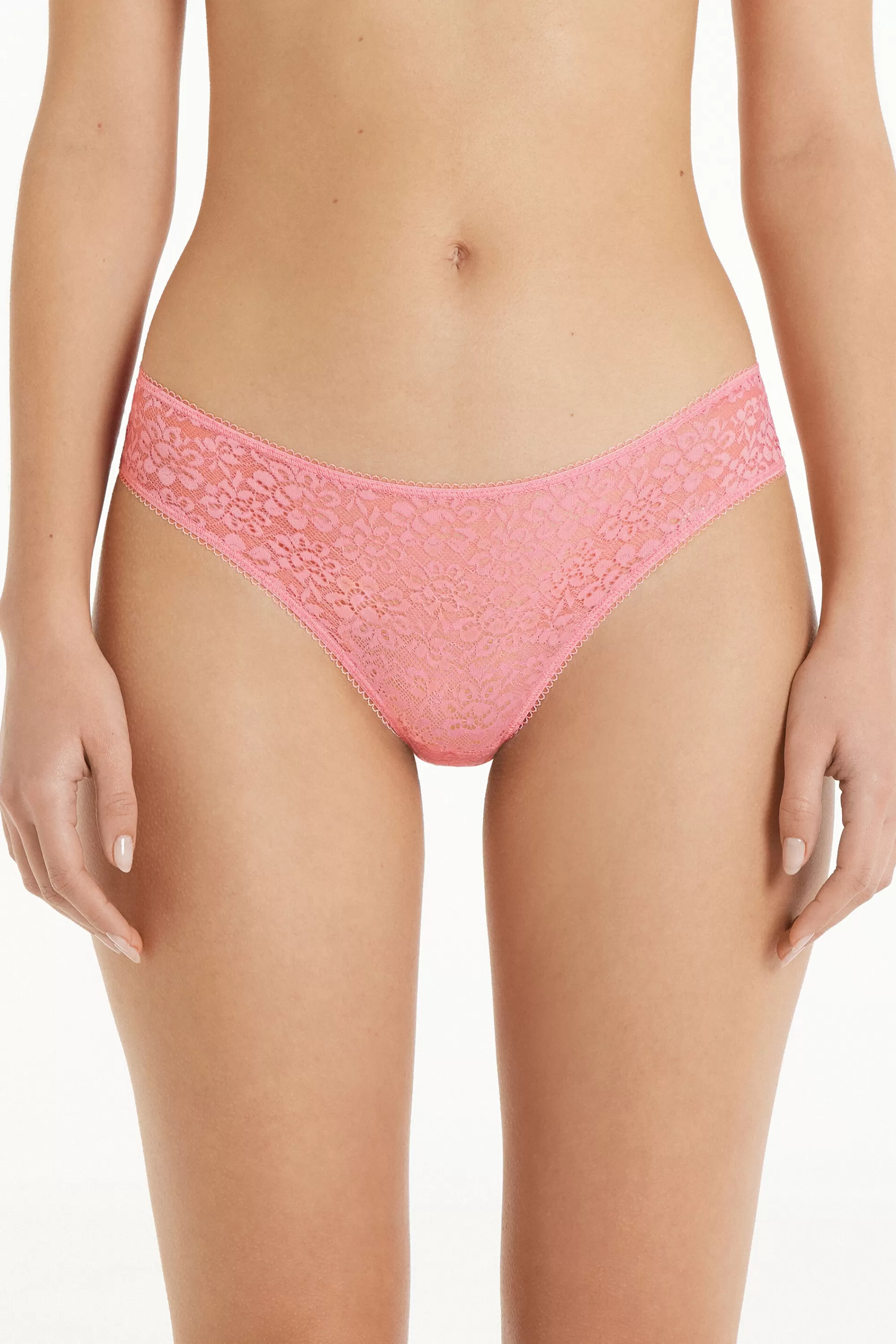Hot Slip Sgambato In Pizzo Riciclato - Slip Classico - Donna | Slip