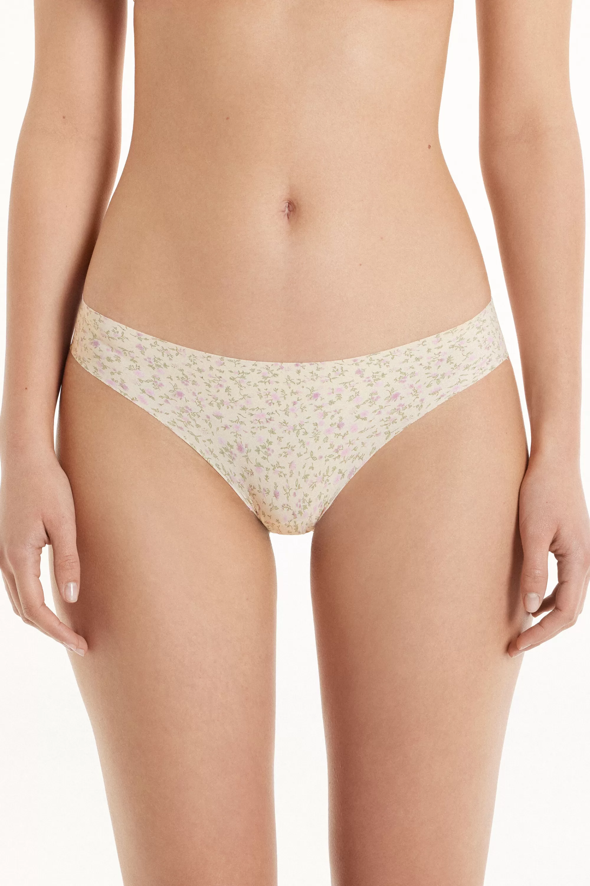 Clearance Slip Taglio Vivo In Microfibra Stampata - Slip Classico - Donna | Completi intimi | Slip