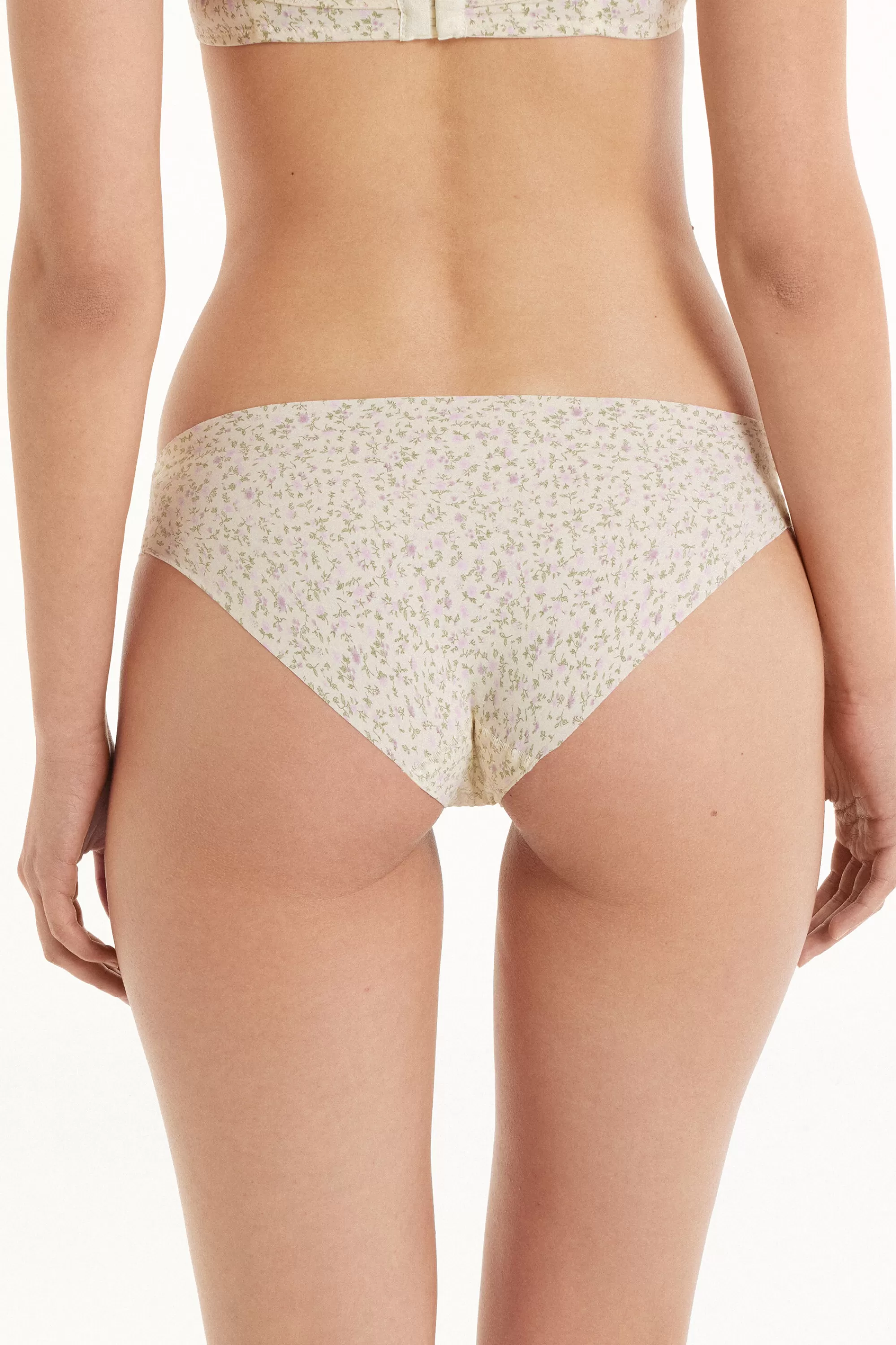 Clearance Slip Taglio Vivo In Microfibra Stampata - Slip Classico - Donna | Completi intimi | Slip