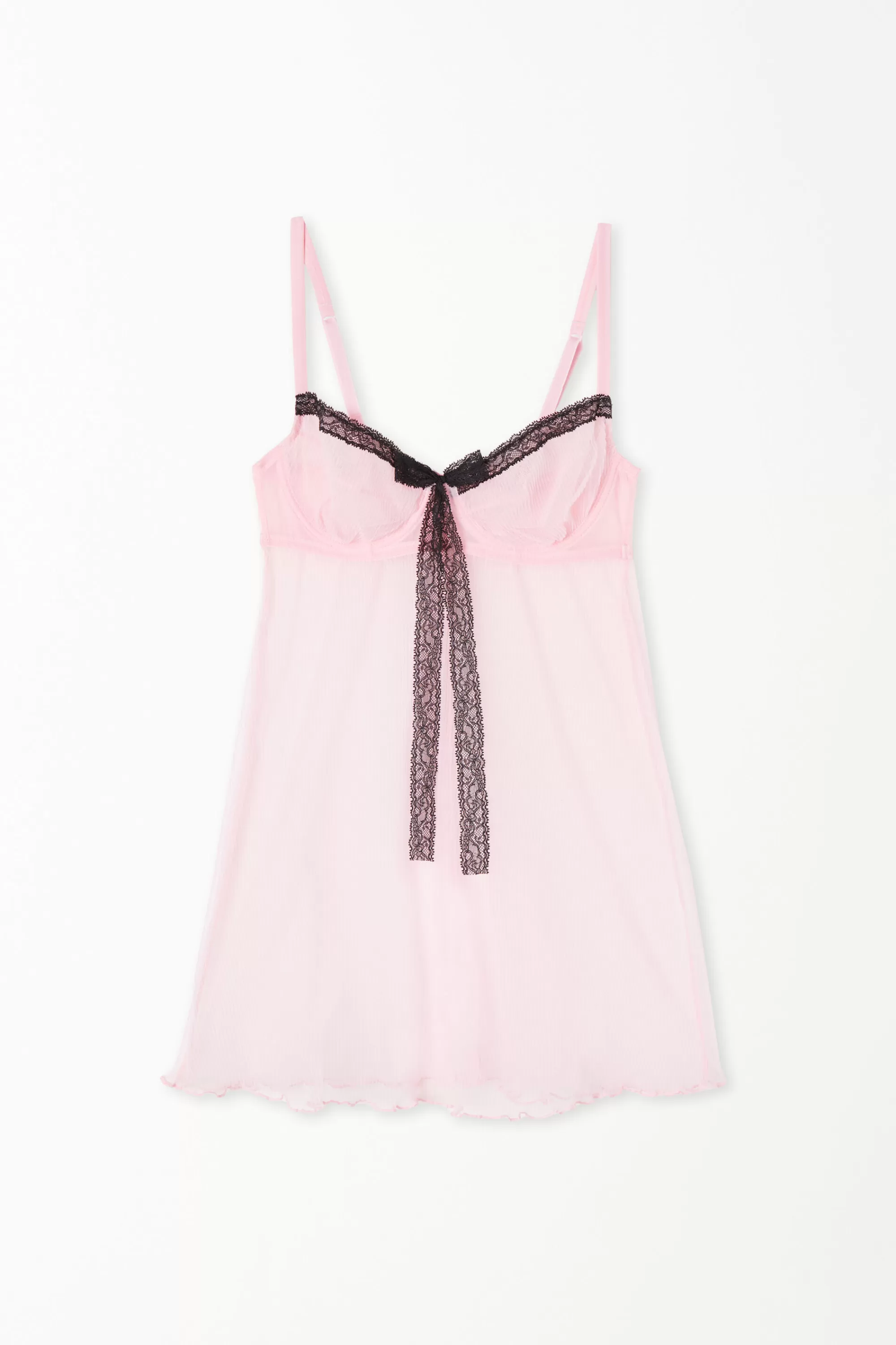 Cheap Sottoveste Con Spalline Sottili E Coppa Balconcino Romantic Plissé - Sottovesti - Donna | Lingerie
