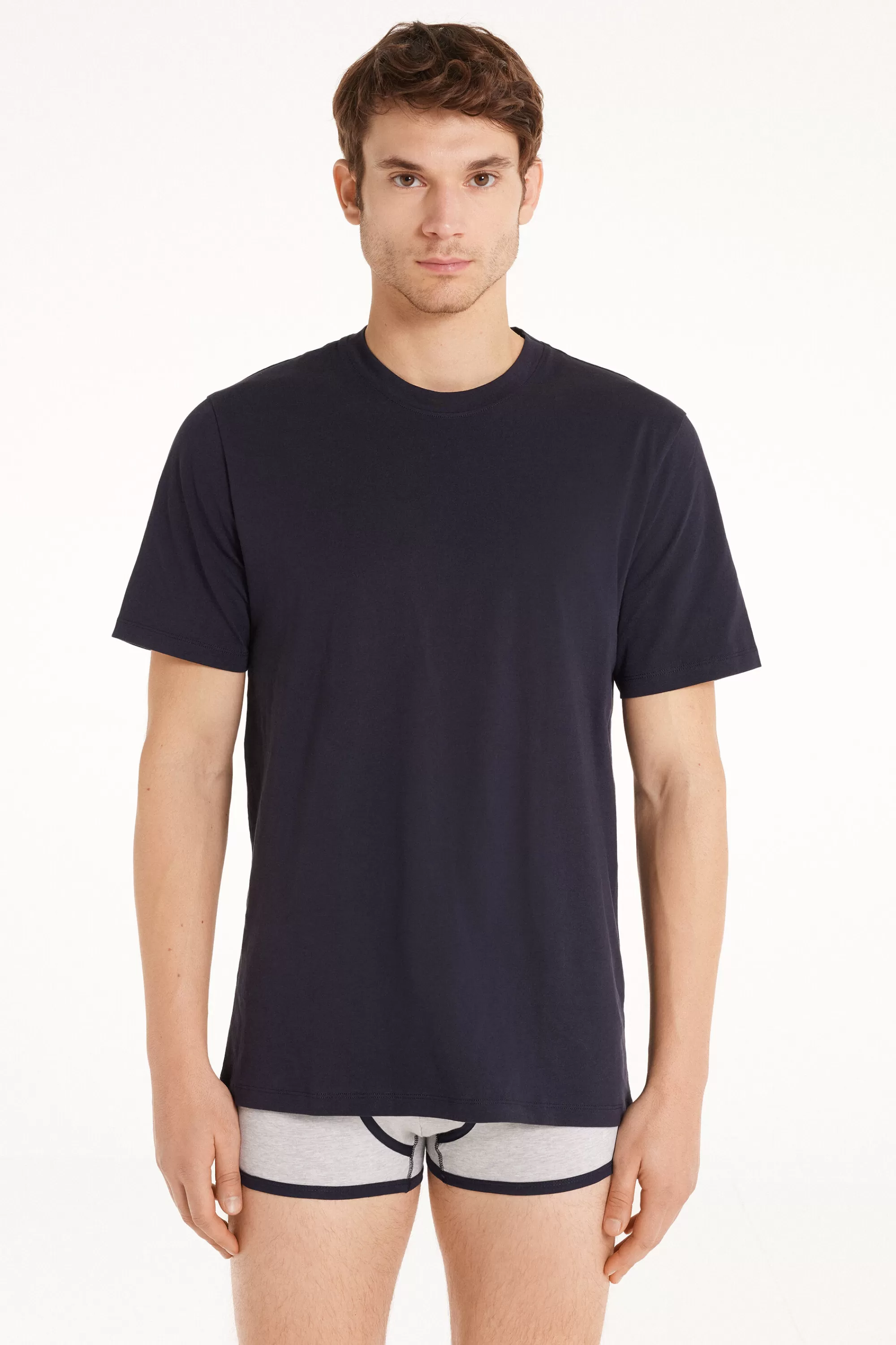 Clearance T-shirt Basic Ampia In Cotone - T-shirt E Magliette - Uomo | T-shirt e Magliette