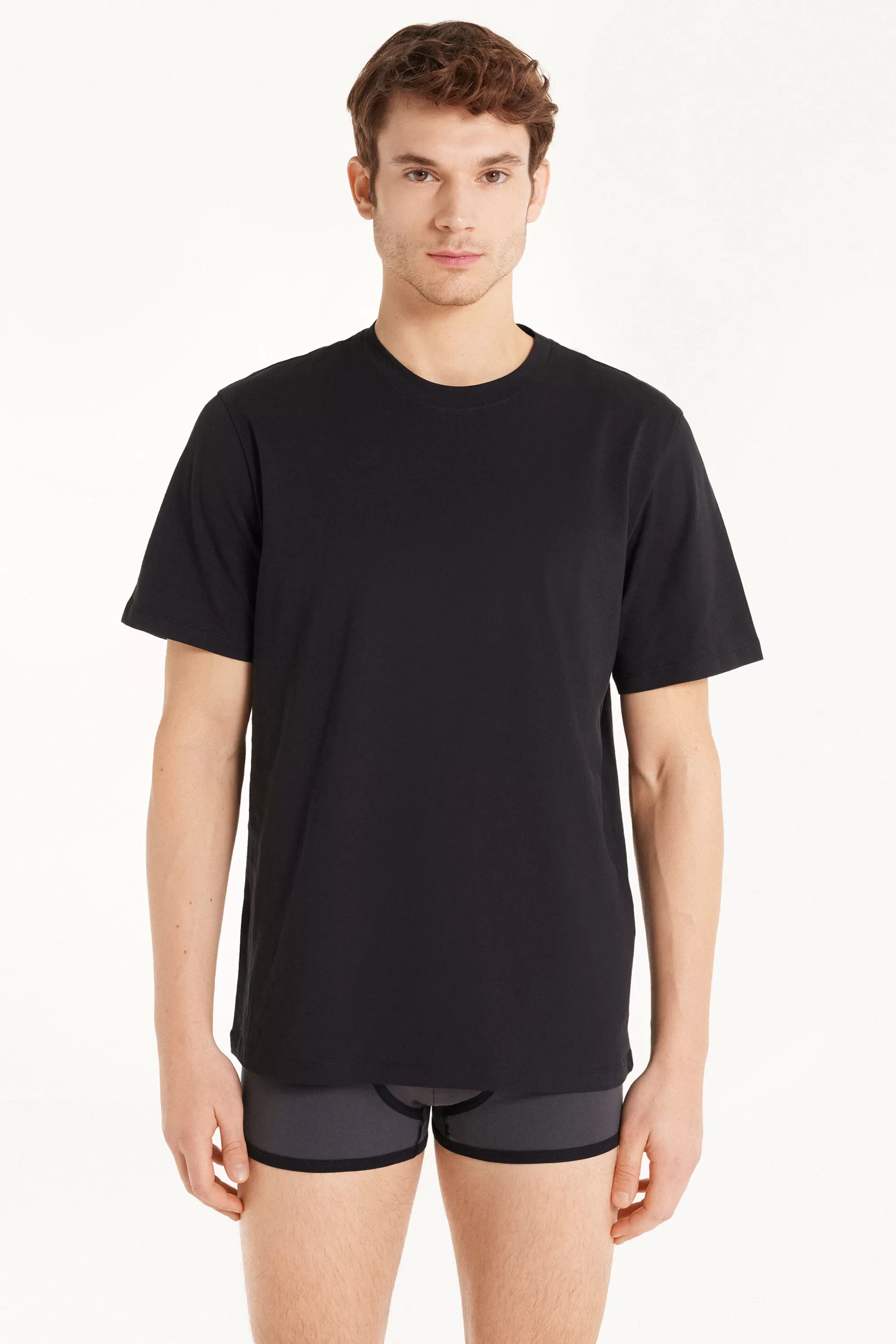 Hot T-shirt Basic Ampia In Cotone - T-shirt E Magliette - Uomo | T-shirt e Magliette
