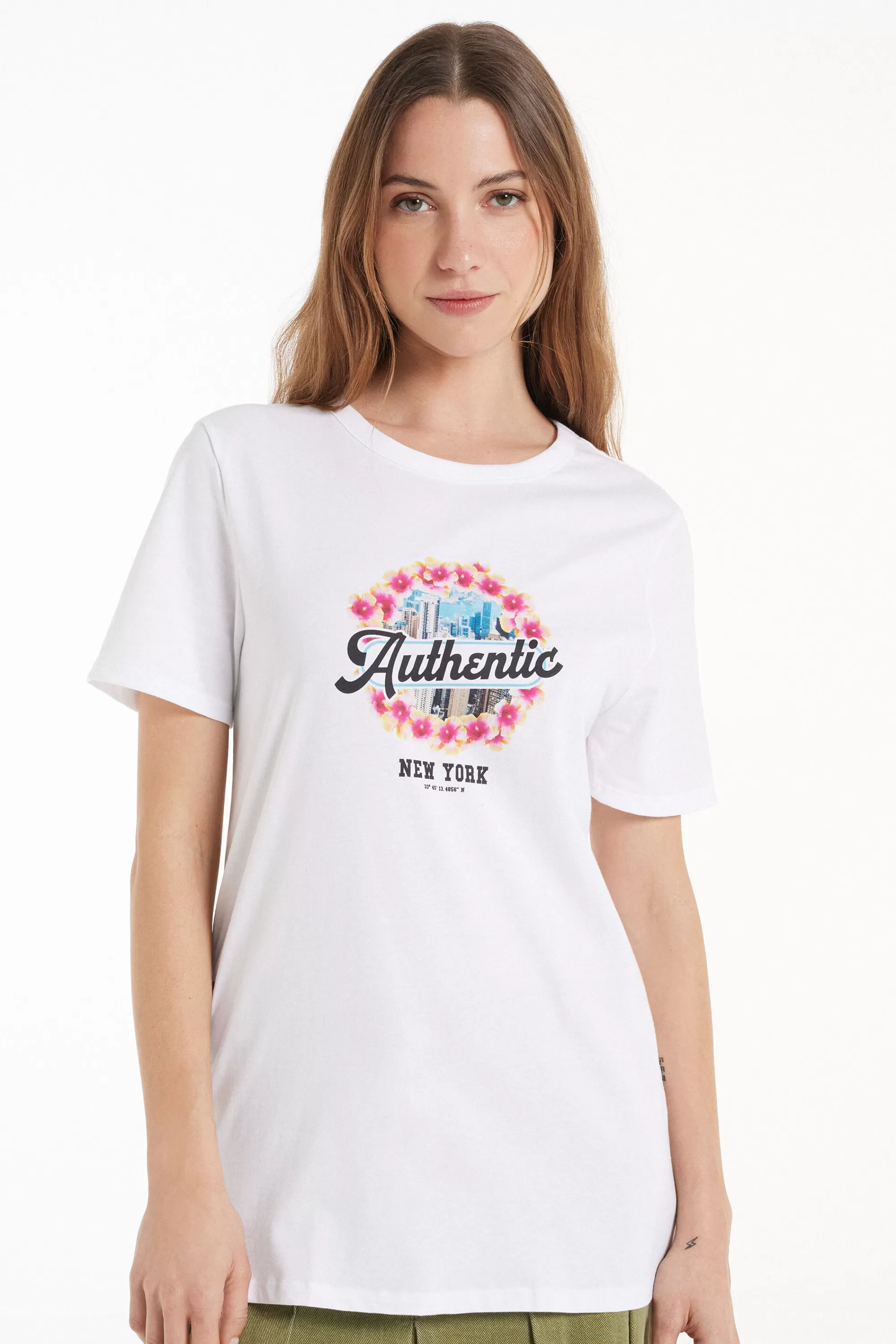 Best T-Shirt Cotone Con Stampa - Magliette Maniche Corte - Donna | Magliette maniche corte