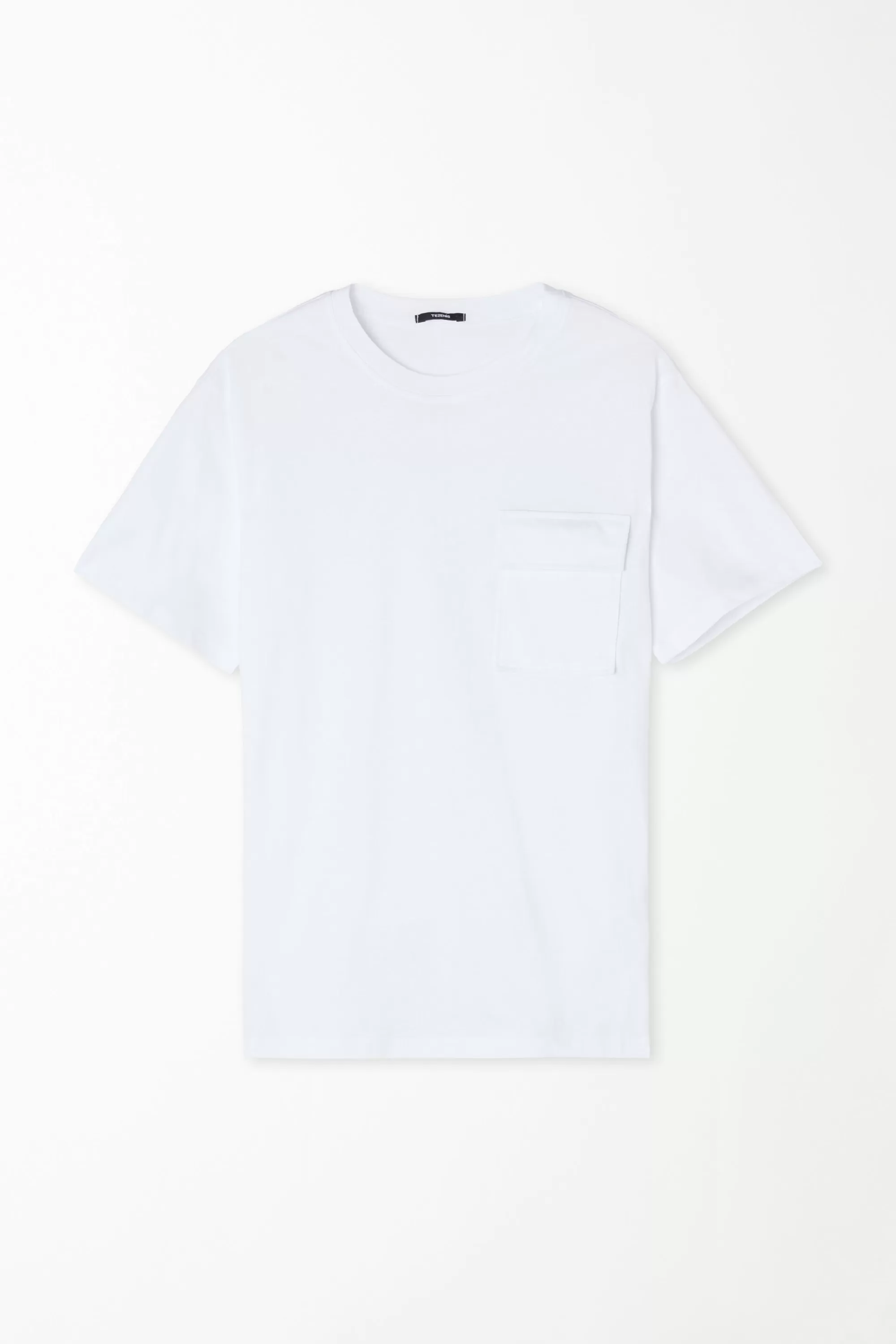 Discount T-Shirt Girocollo In Cotone Con Taschino - T-shirt E Magliette - Uomo | T-shirt e Magliette
