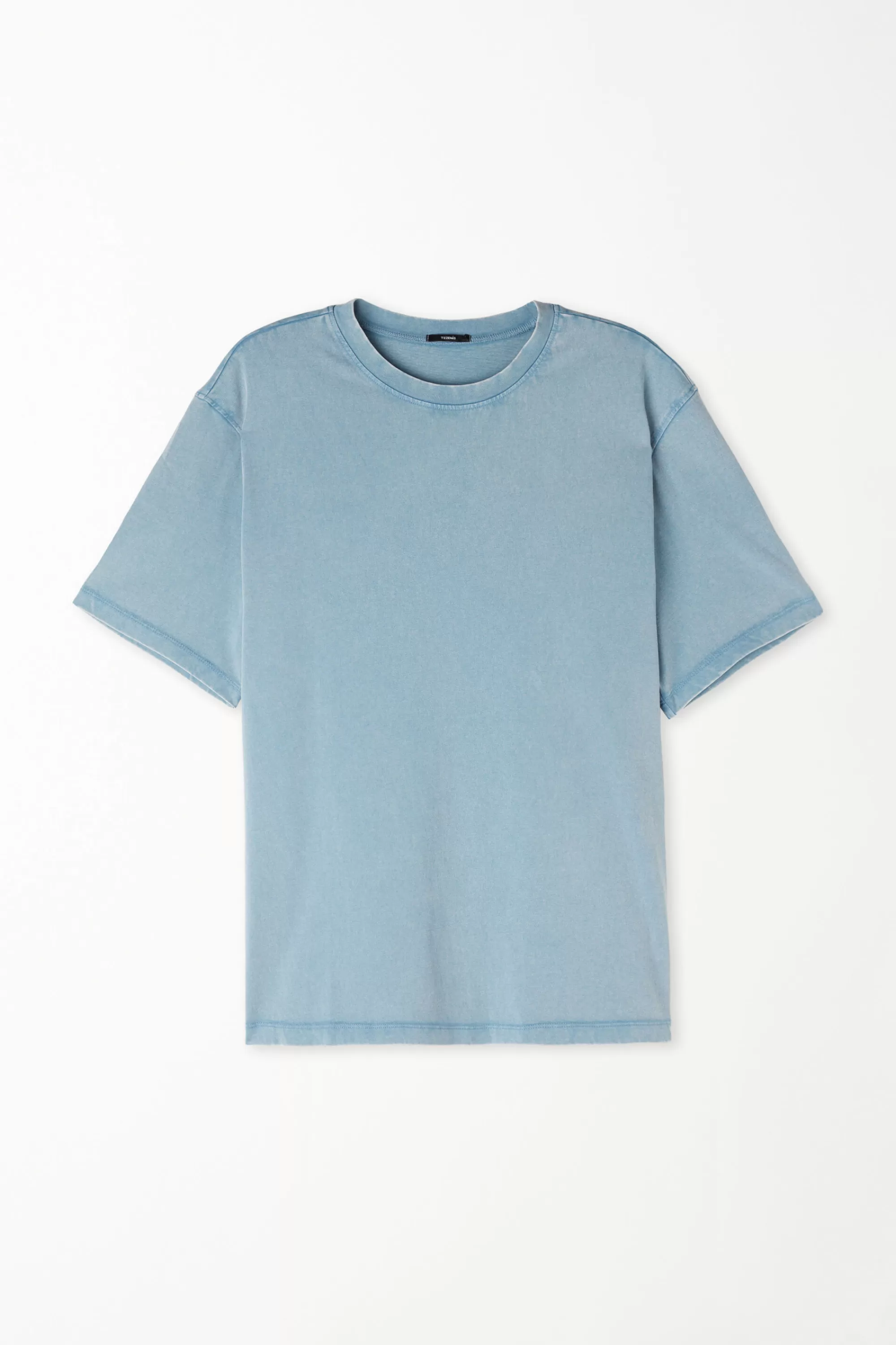 Clearance T-Shirt Girocollo In Cotone Delavé - T-shirt E Magliette - Uomo | T-shirt e Magliette