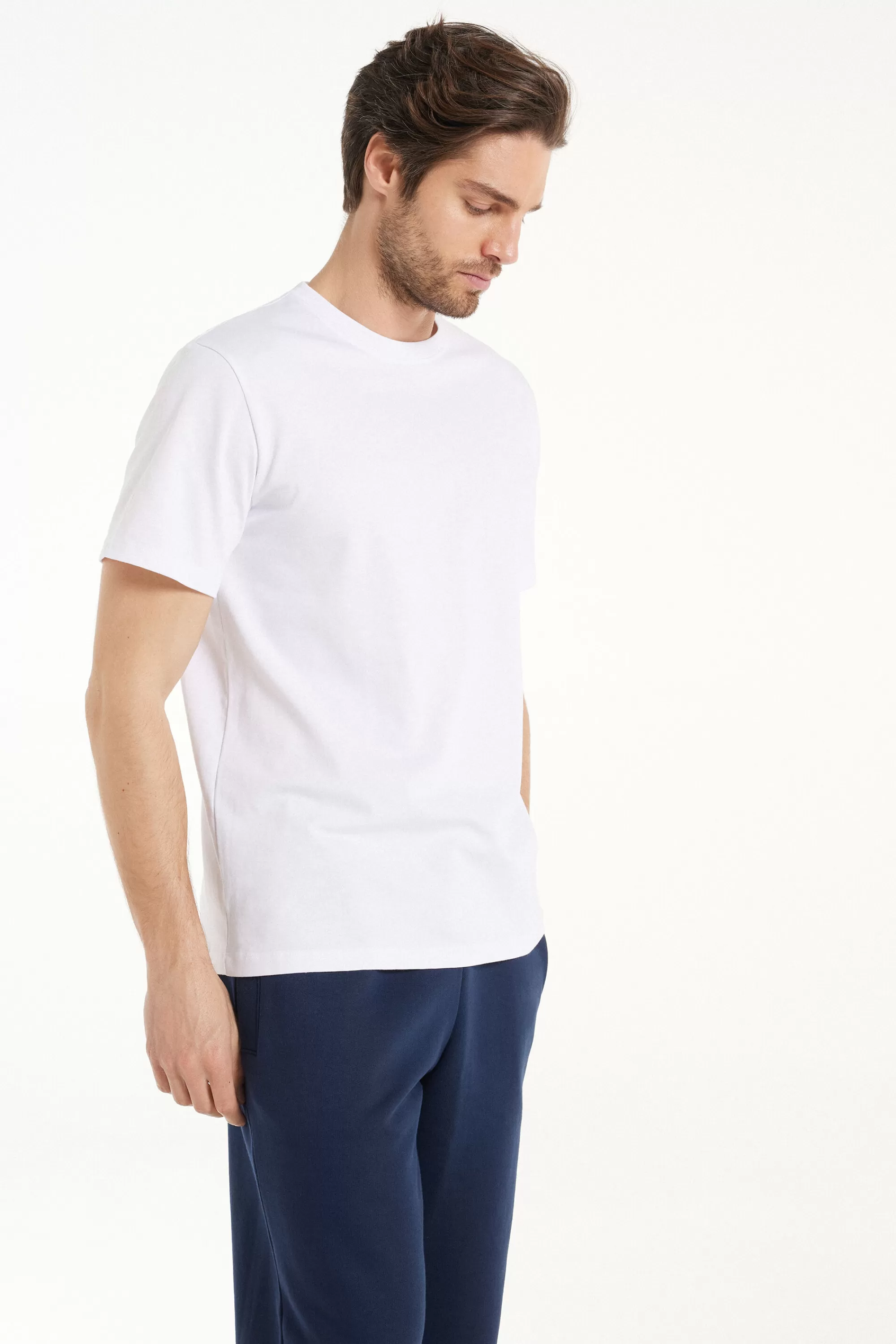 Cheap T-Shirt In 100% Cotone A Girocollo - T-shirt E Magliette - Uomo | T-shirt e Magliette