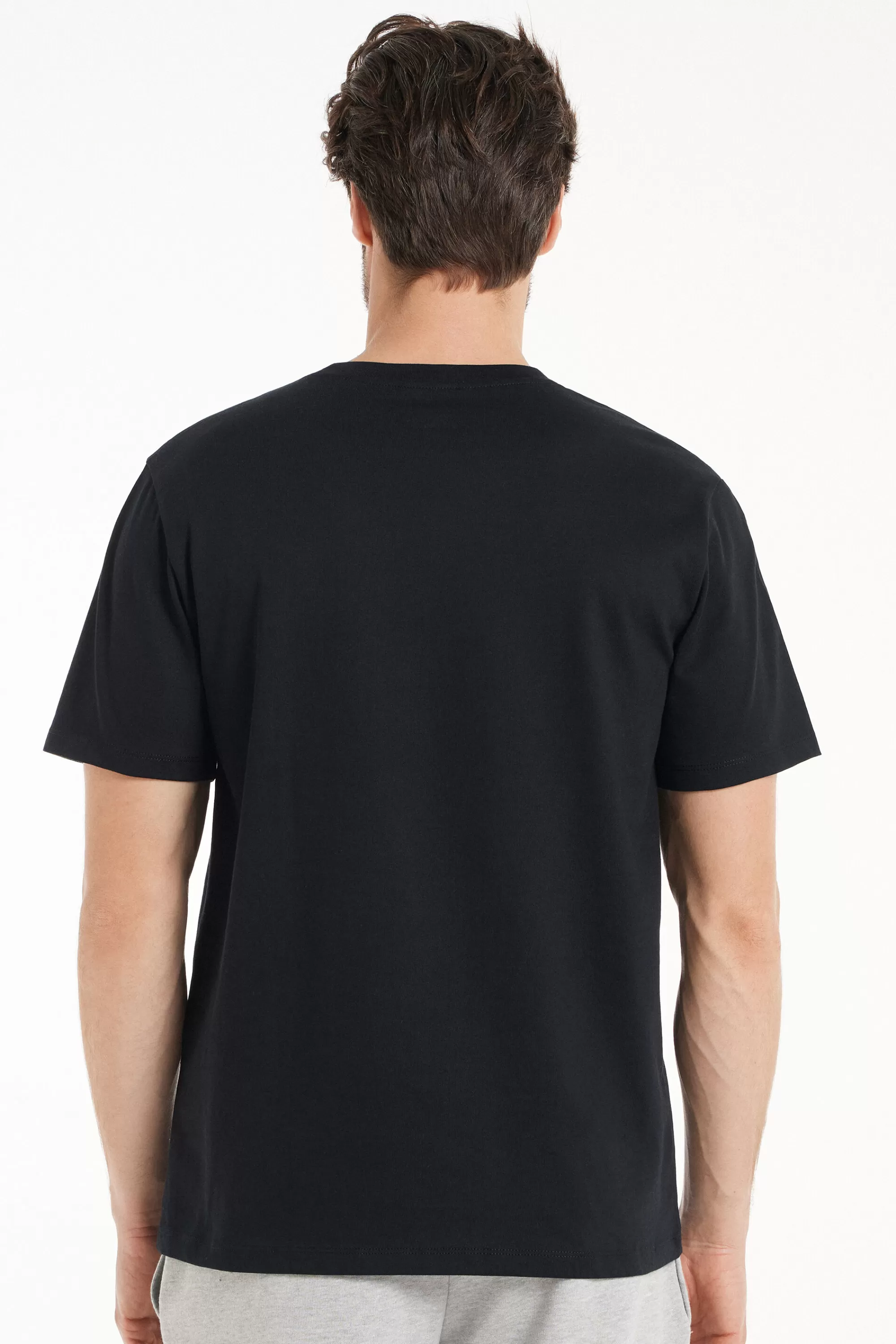 New T-Shirt In 100% Cotone A Girocollo - T-shirt E Magliette - Uomo | T-shirt e Magliette