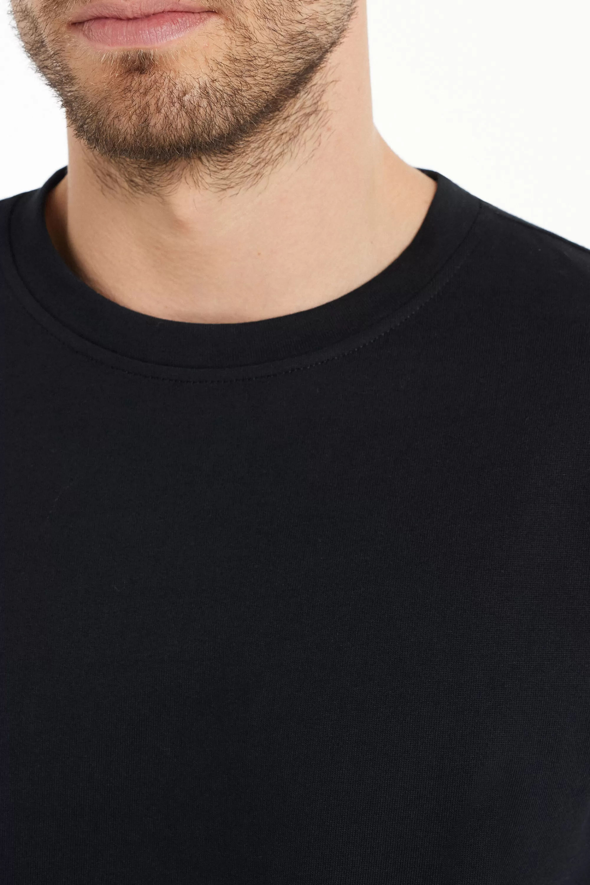 New T-Shirt In 100% Cotone A Girocollo - T-shirt E Magliette - Uomo | T-shirt e Magliette