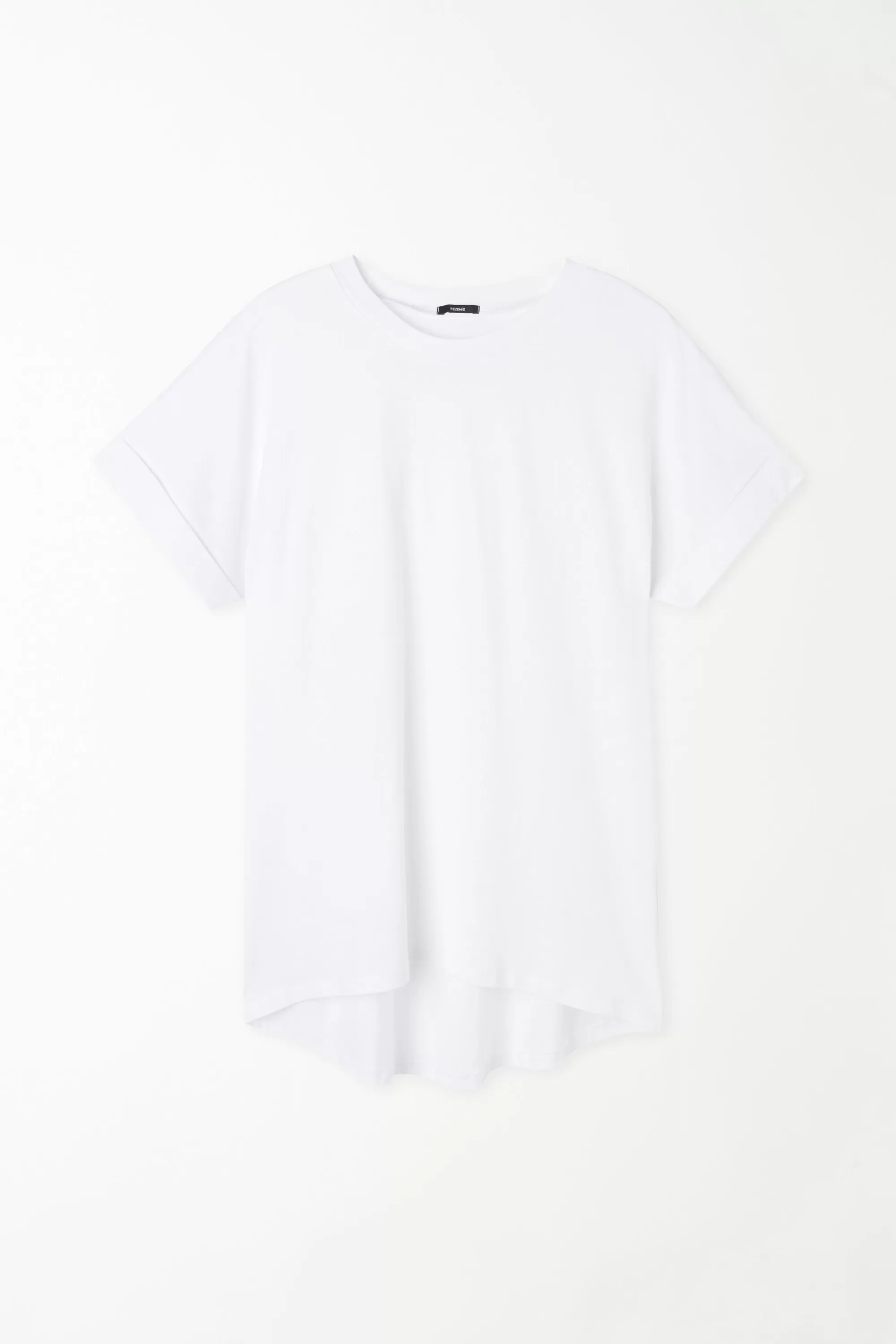 Hot T-Shirt In Cotone Con Risvolto Kimono - Magliette Maniche Corte - Donna | Top e T-shirt | Magliette maniche corte