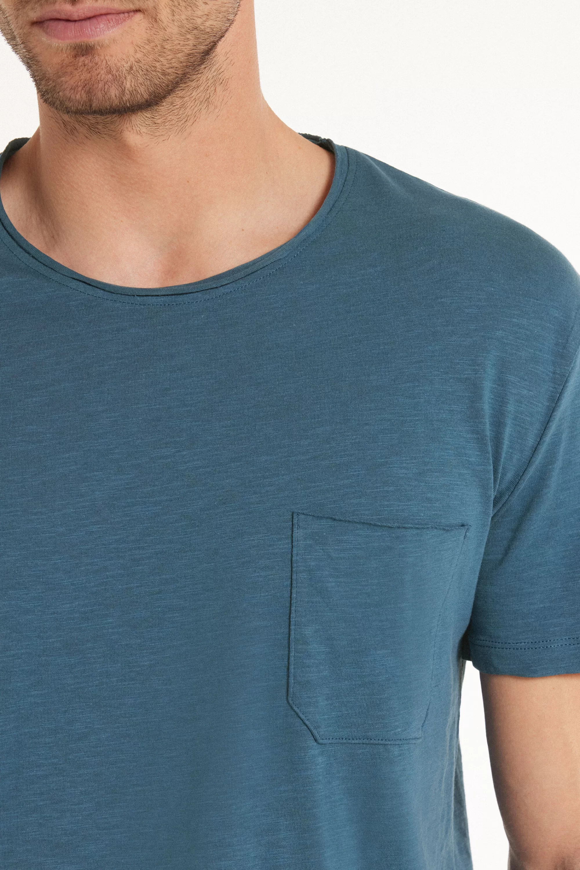 Outlet T-shirt In Cotone Con Taschino - T-shirt E Magliette - Uomo | T-shirt e Magliette