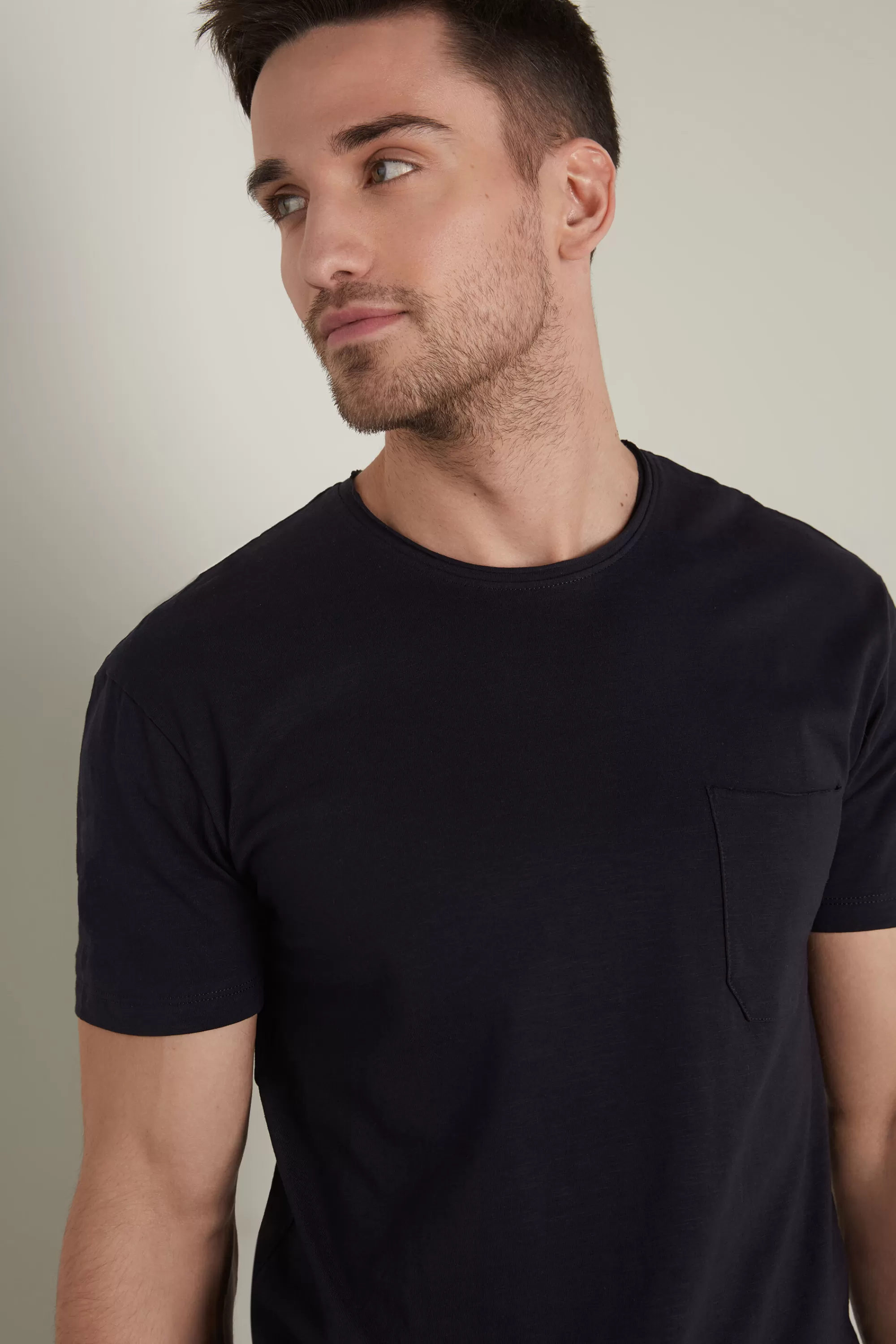 Clearance T-shirt In Cotone Con Taschino - T-shirt E Magliette - Uomo | T-shirt e Magliette