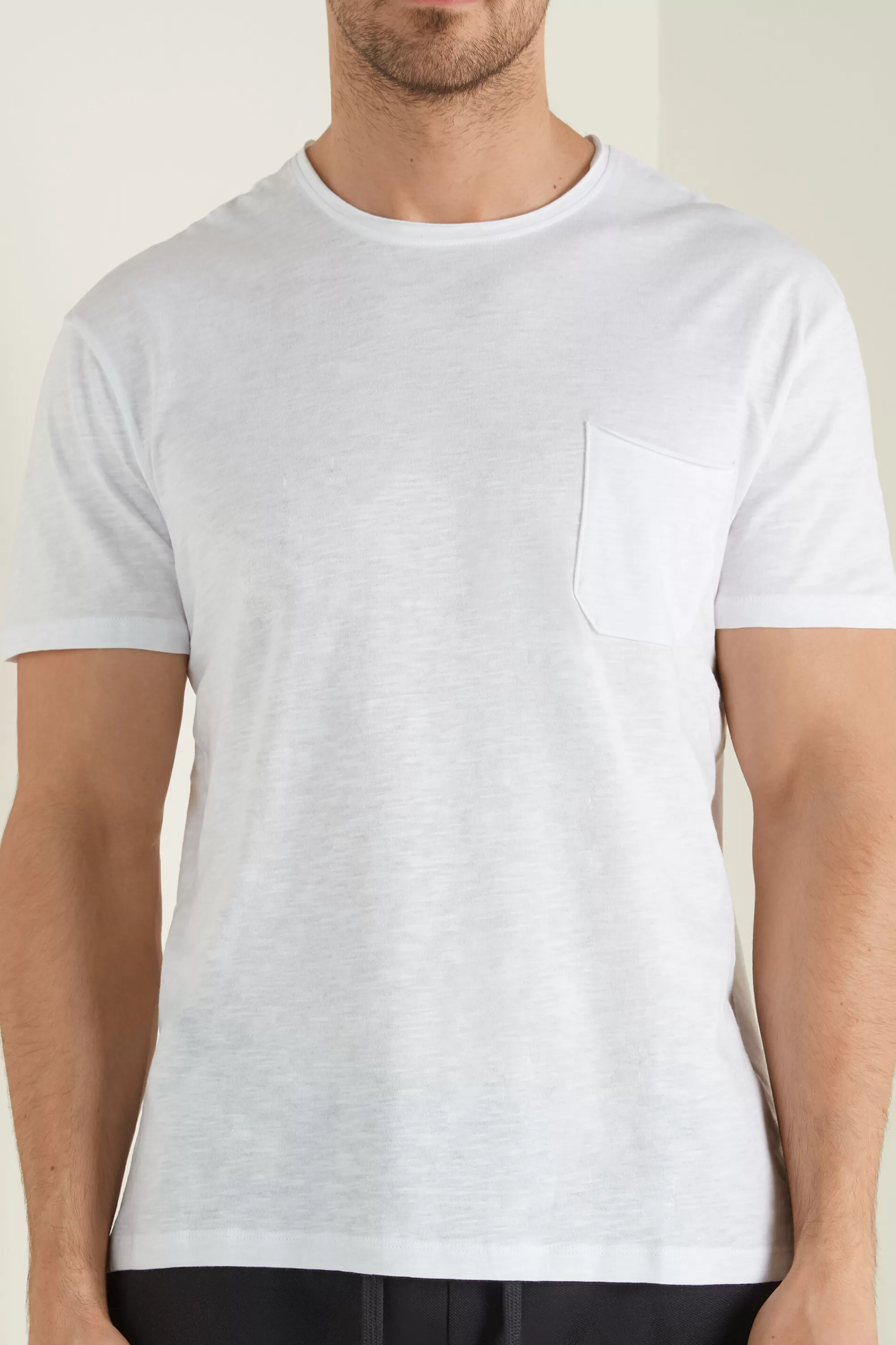 New T-shirt In Cotone Con Taschino - T-shirt E Magliette - Uomo | T-shirt e Magliette