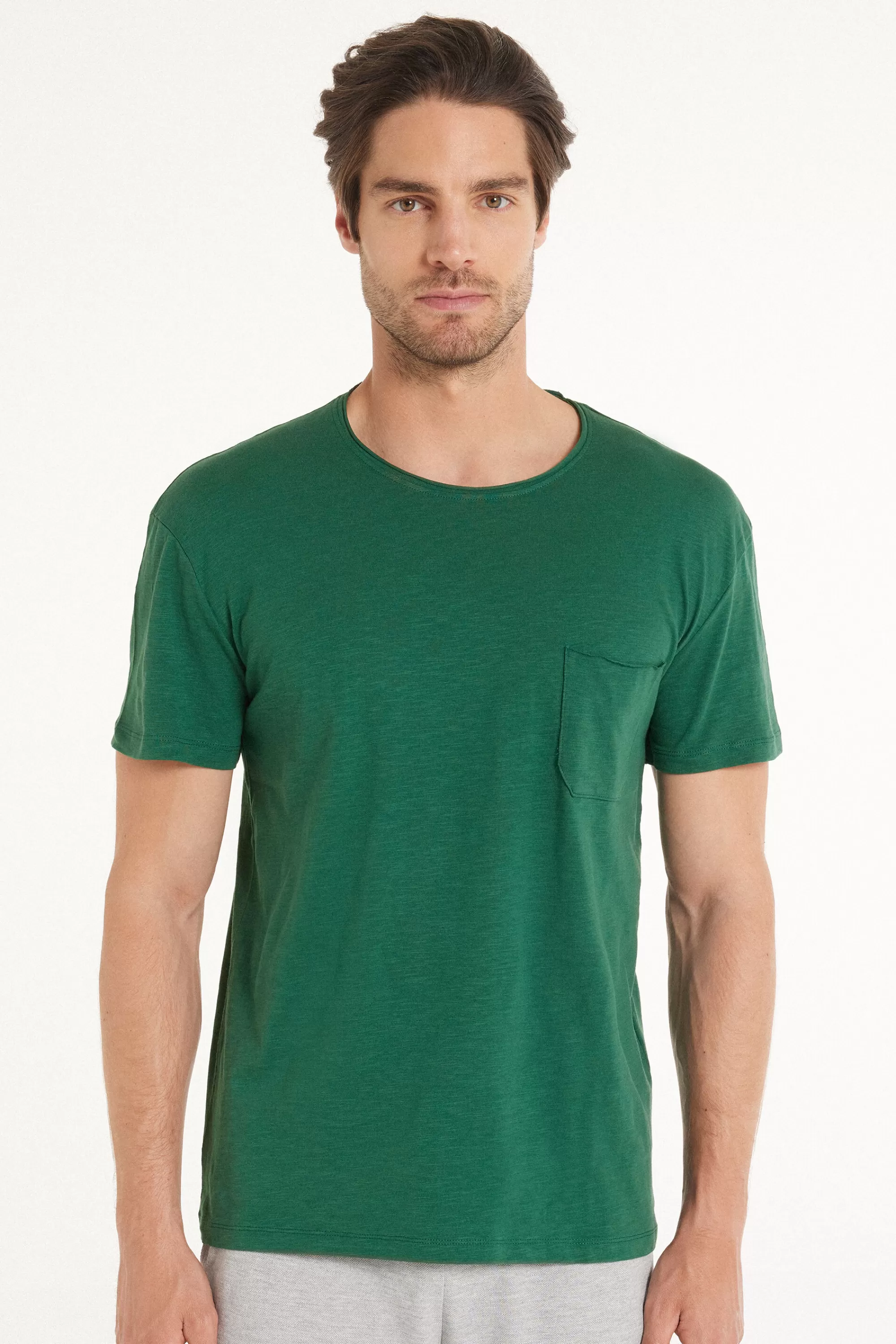 Shop T-shirt In Cotone Con Taschino - T-shirt E Magliette - Uomo | T-shirt e Magliette