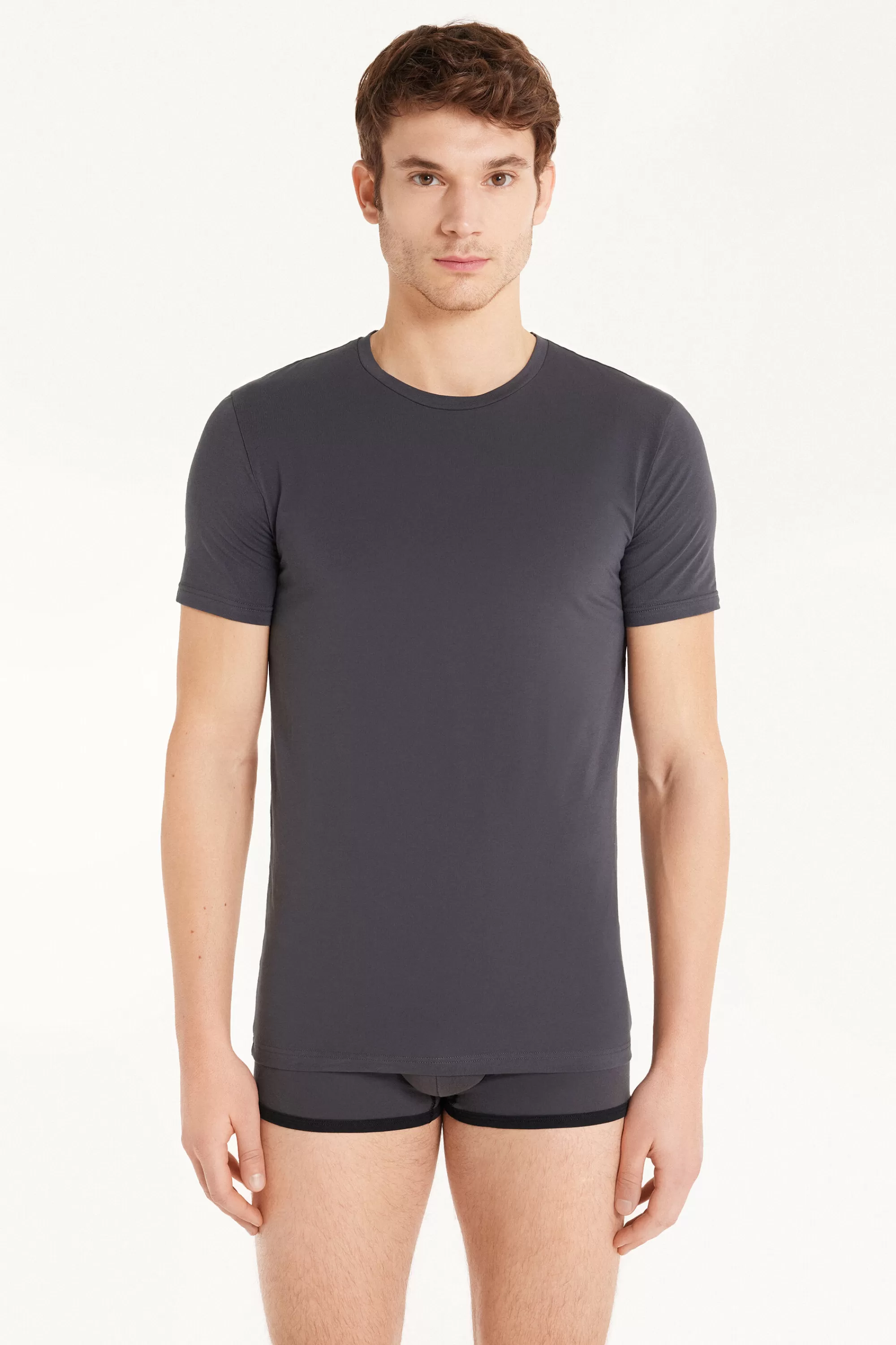 Sale T-Shirt In Cotone Elasticizzato - T-shirt E Magliette - Uomo | T-shirt e Magliette