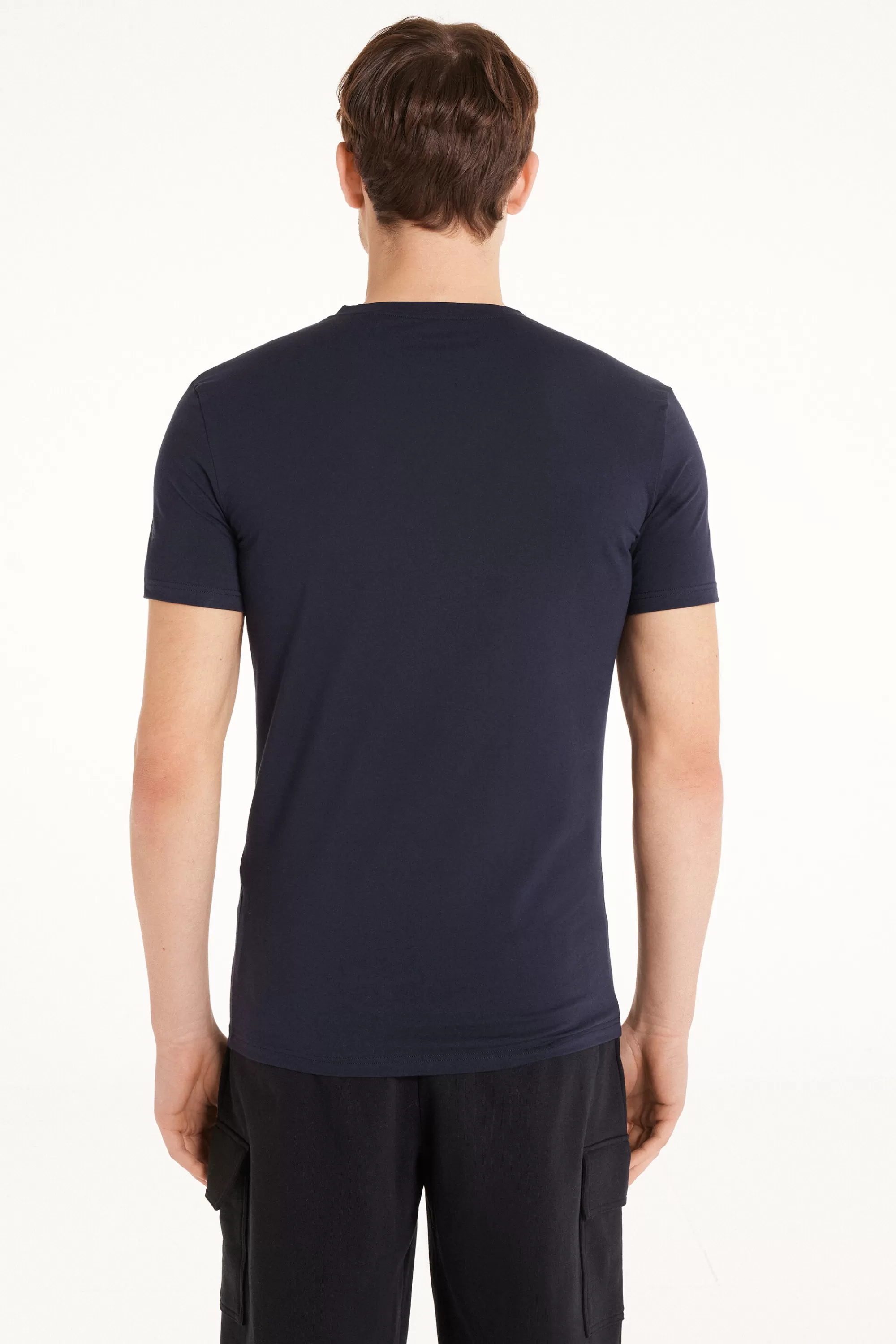 Hot T-Shirt In Cotone Elasticizzato - T-shirt E Magliette - Uomo | T-shirt e Magliette