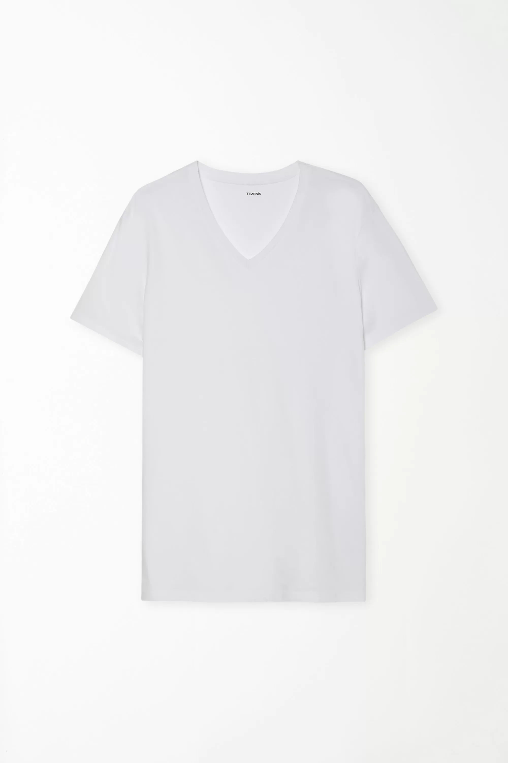 Outlet T-shirt Scollo A V In Cotone Elasticizzato - T-shirt E Magliette - Uomo | T-shirt e Magliette