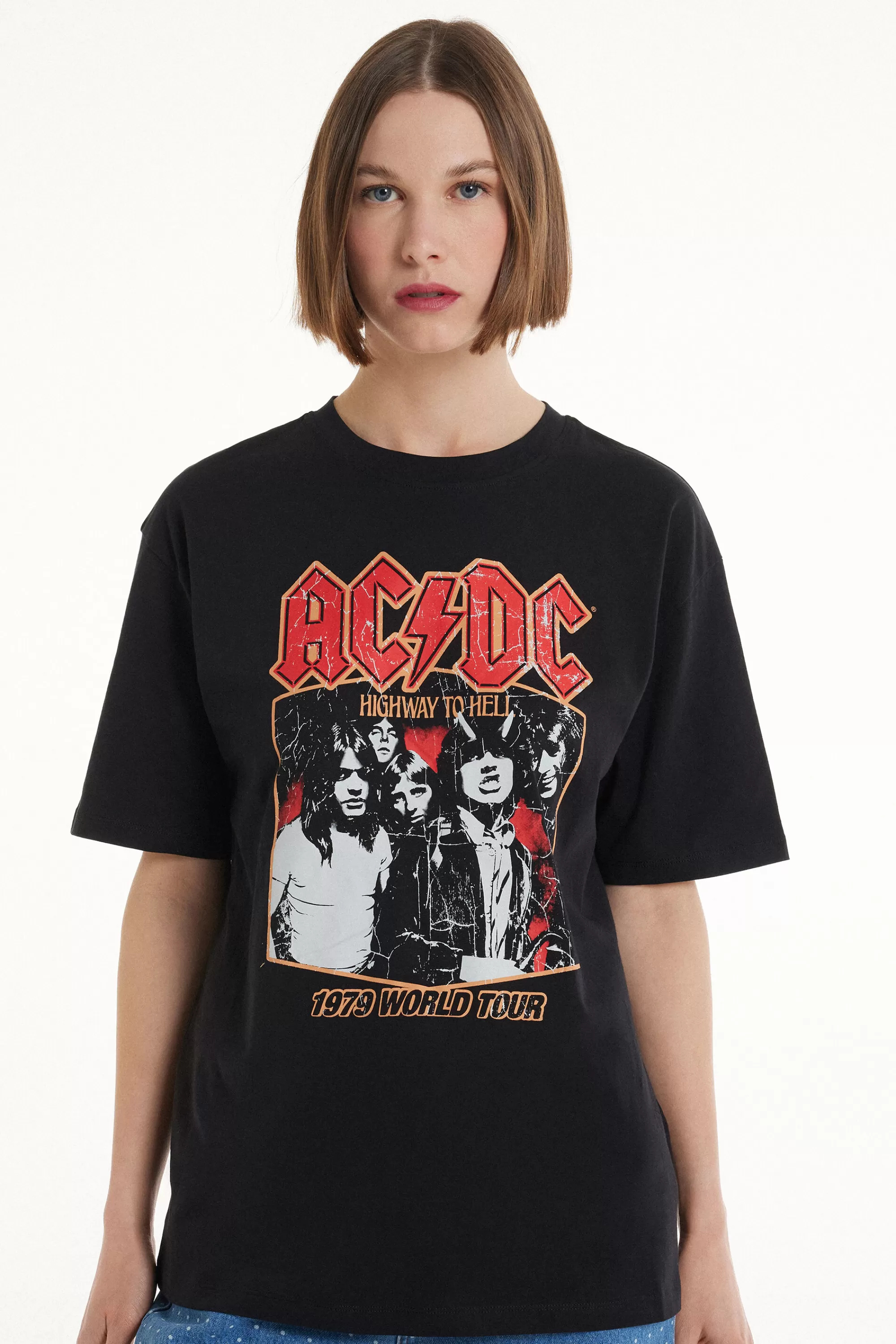 Hot T-Shirt Stampa AC/DC Unisex - Magliette Maniche Corte - Donna | Magliette maniche corte
