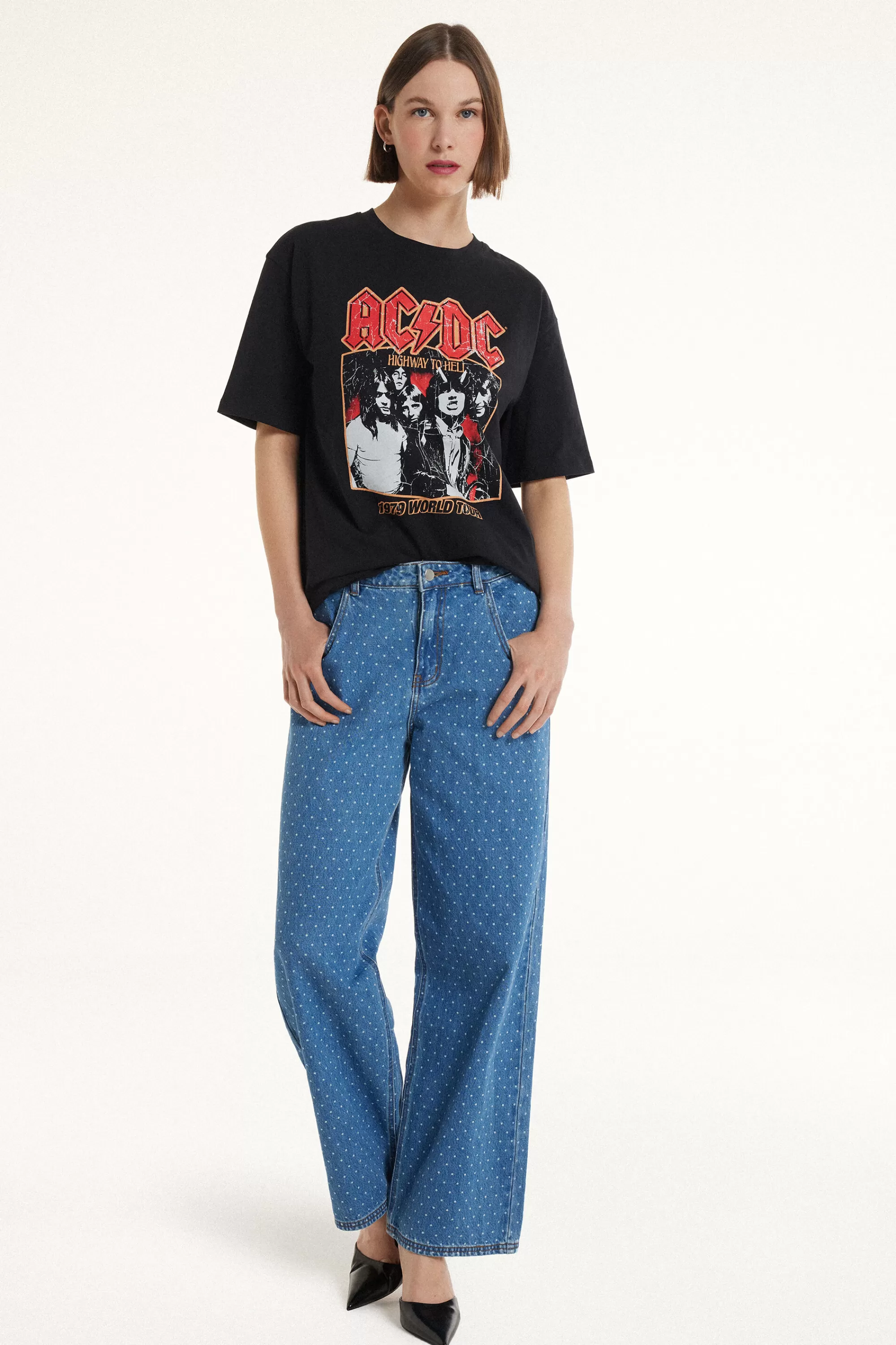 Hot T-Shirt Stampa AC/DC Unisex - Magliette Maniche Corte - Donna | Magliette maniche corte