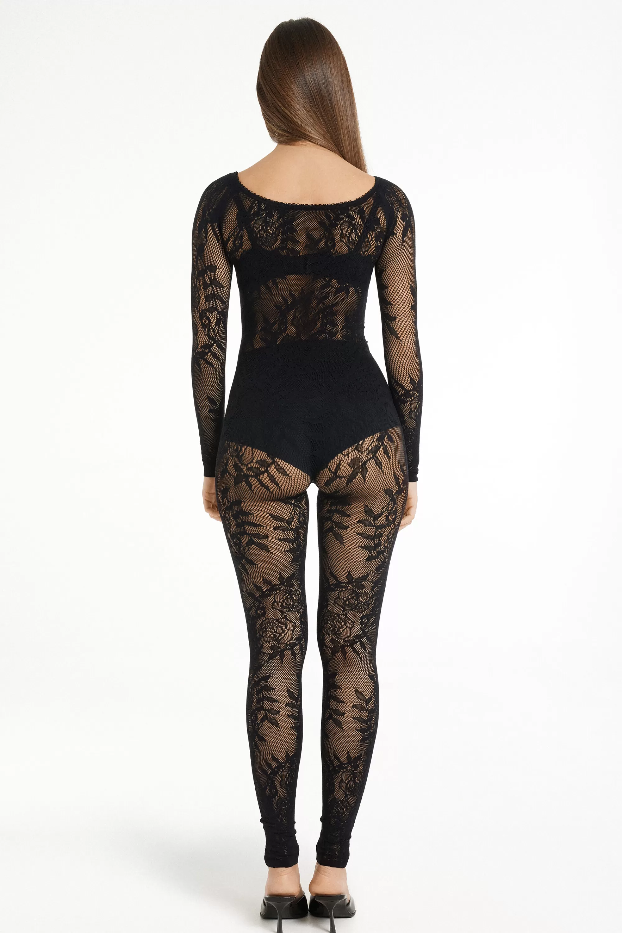 Clearance Tuta Lunga In Pizzo Senza Cuciture - Vestiti E Tute - Donna | Vestiti e Tute