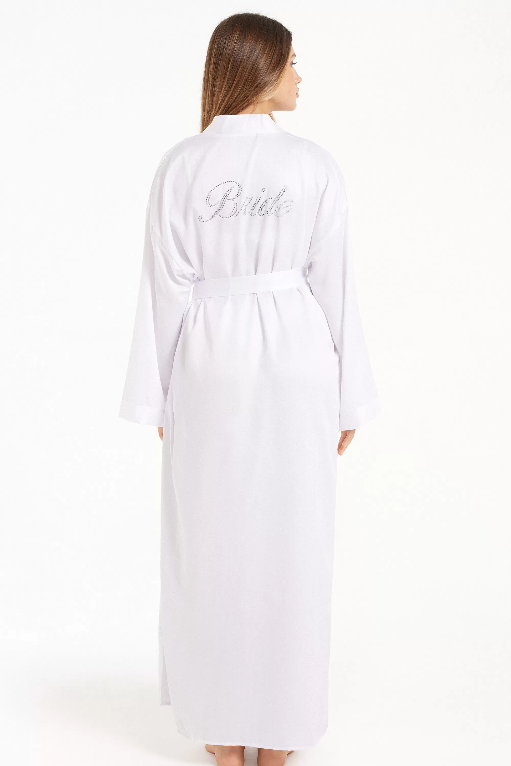 Hot Vestaglia Lunga In Raso Pretty Bride - Camicie Da Notte E Vestaglie - Donna | Camicie da notte e Vestaglie | Sposa