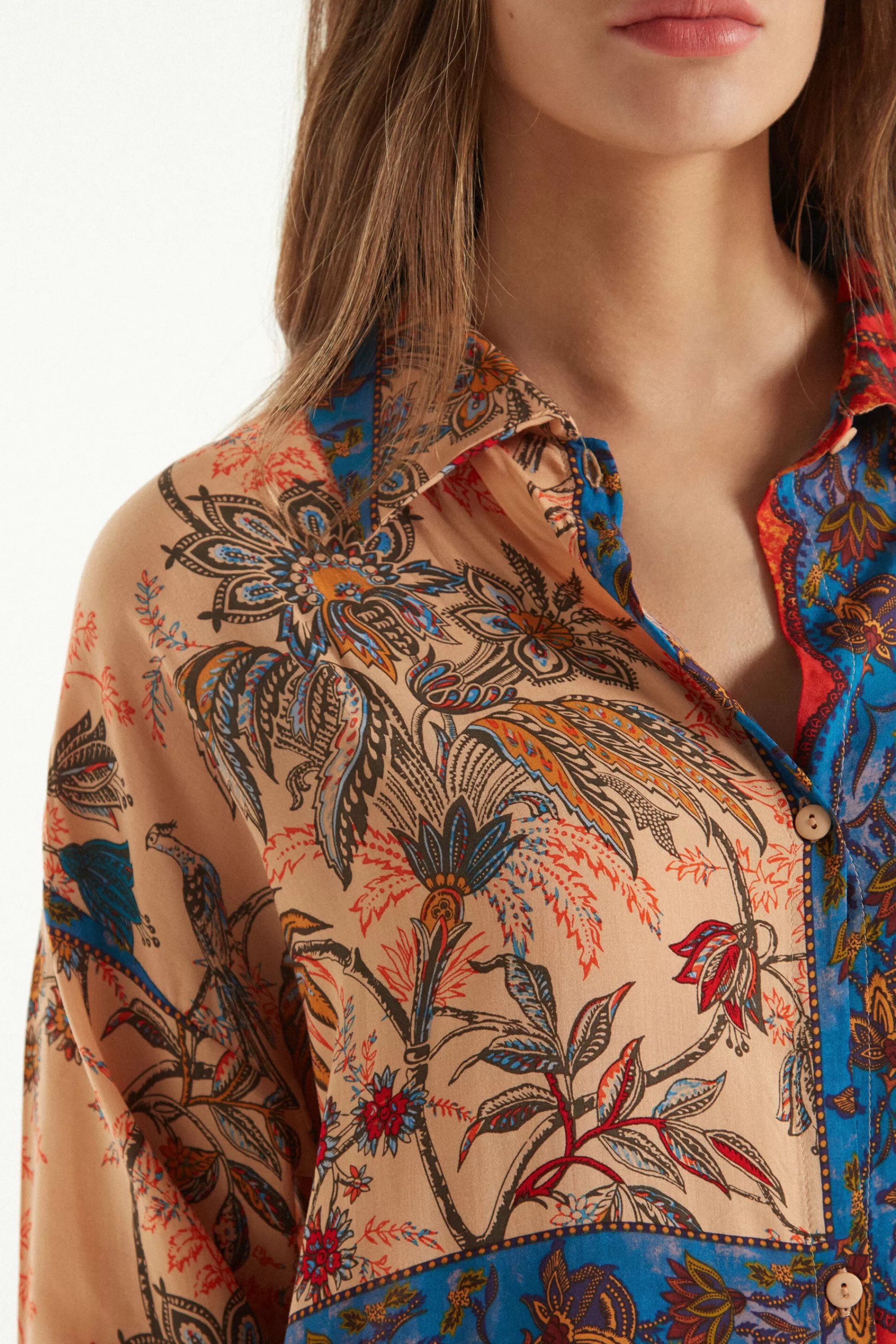 Flash Sale Vestito Camicia Manica Lunga In Tela Viscosa - Vestiti E Tute - Donna | Vestiti e Tute