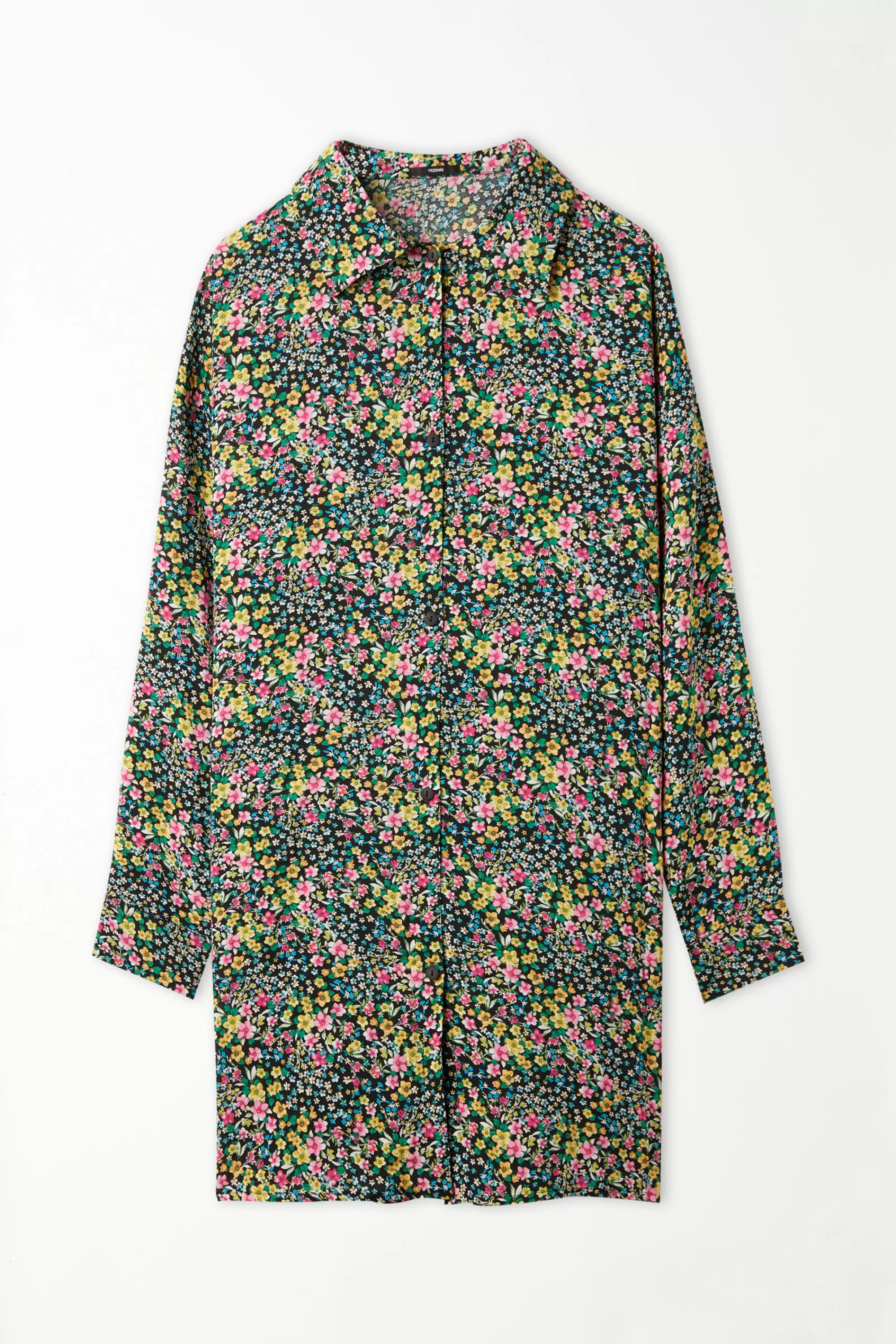 Clearance Vestito Camicia Manica Lunga In Tela Viscosa - Vestiti E Tute - Donna | Vestiti e Tute
