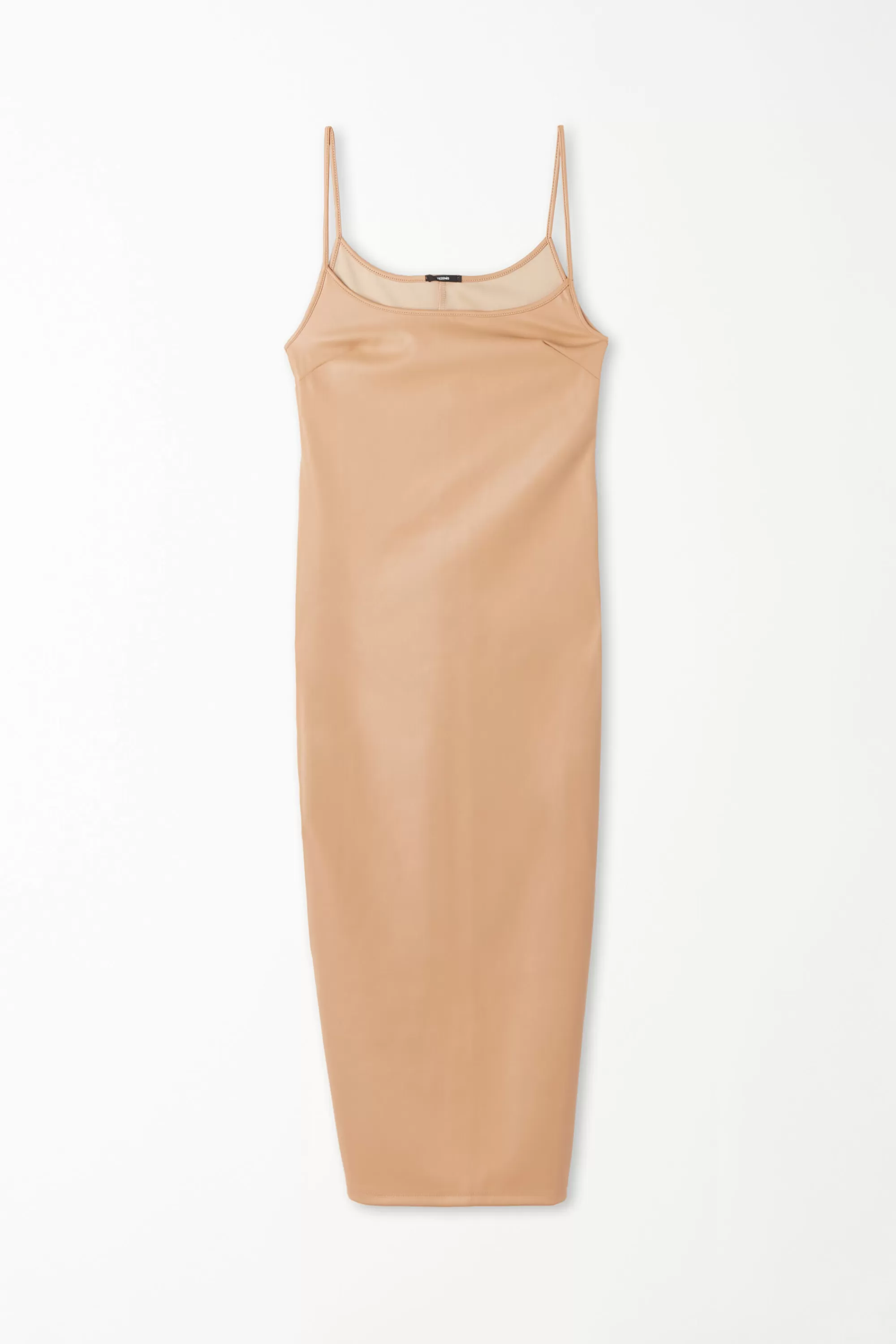 Fashion Vestito Midi Spalline Sottili Effetto Spalmato - Vestiti E Tute - Donna | Vestiti e Tute